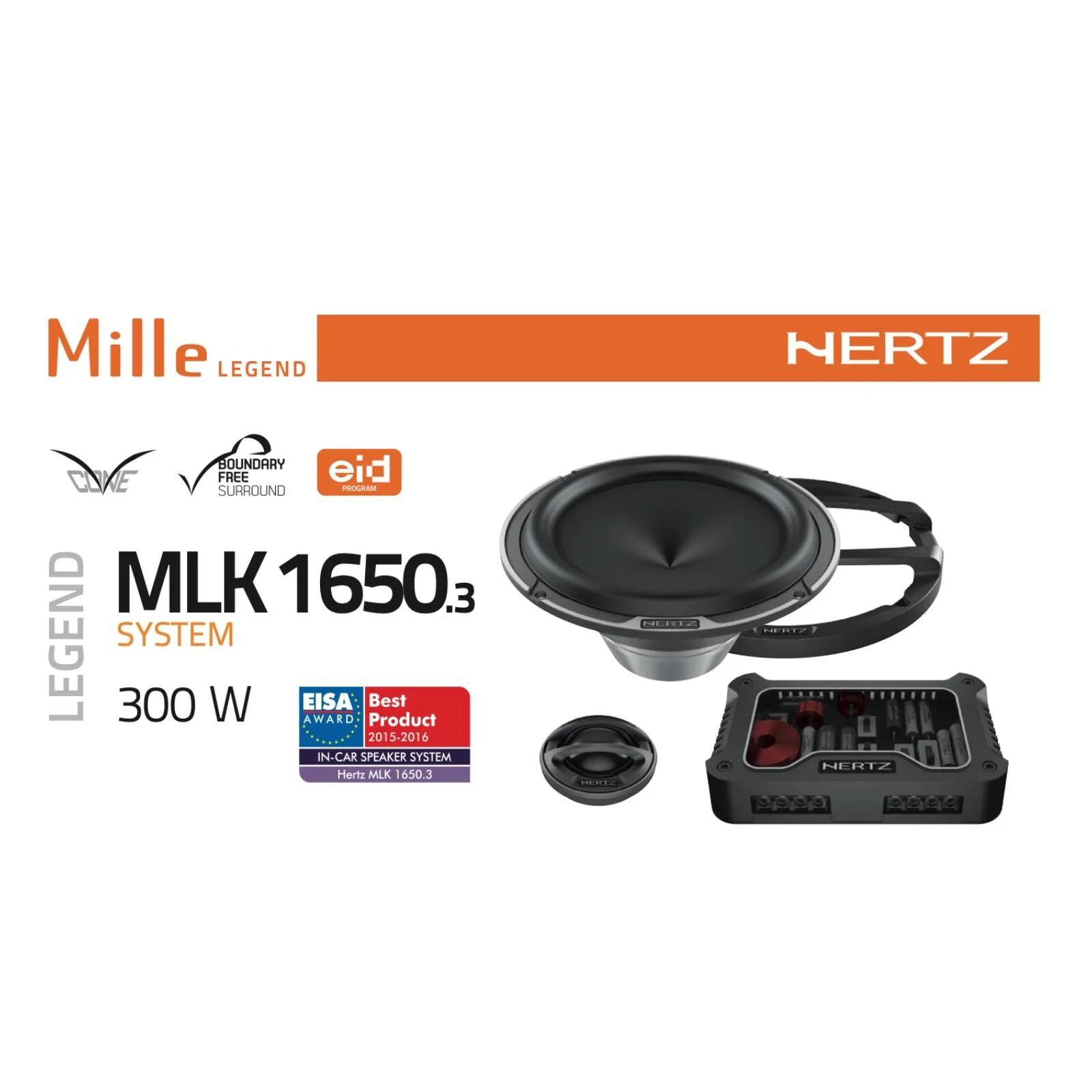 Hertz Mille Legend MLK 1650.3 6.5 Inch 16.5cm Component Speakers 150w RMS Pair - Image 6