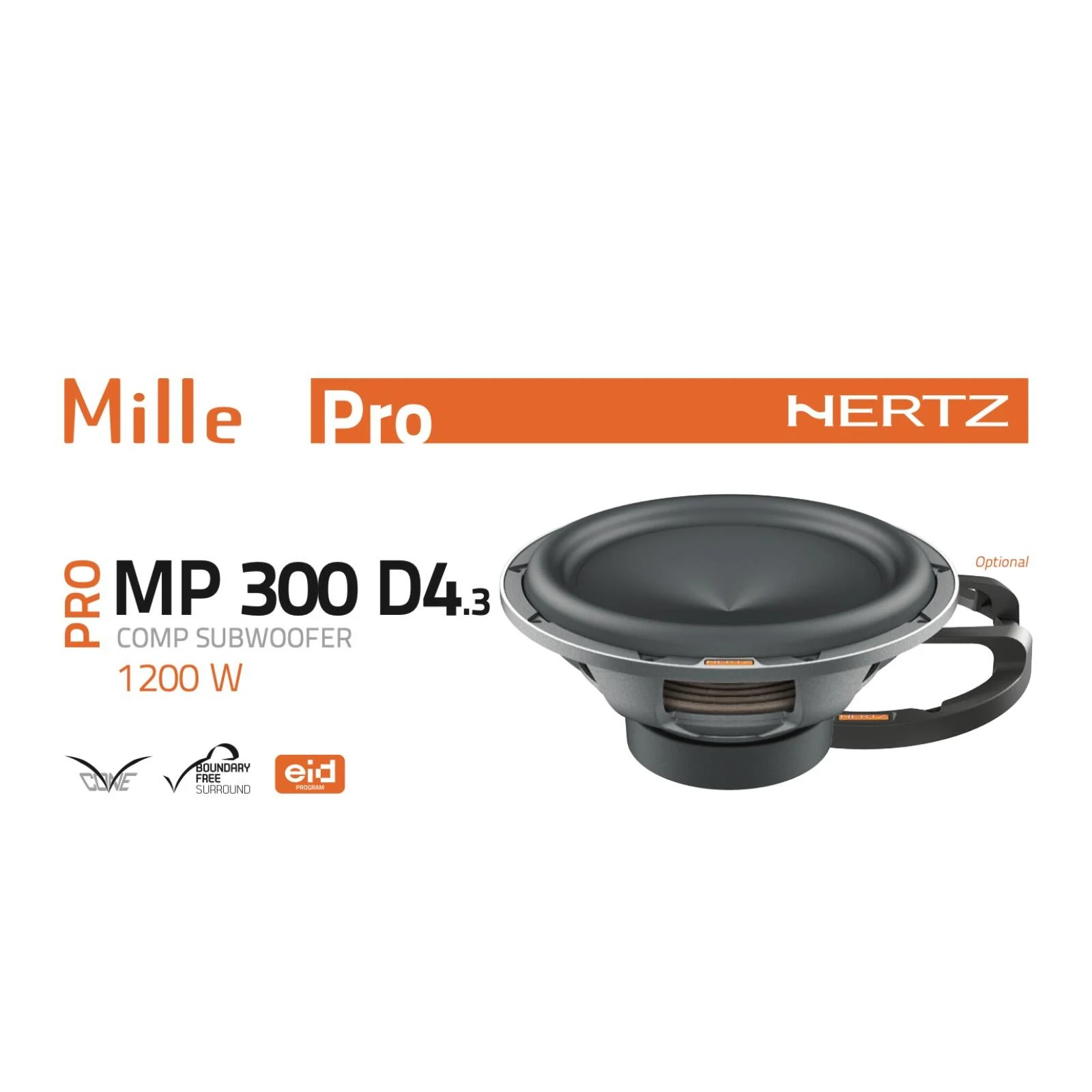 Hertz Mille Pro MP 300 D4.3 12 Inch Dual Voice Coil Car Subwoofer Sub 4ohms 600w - Image 4