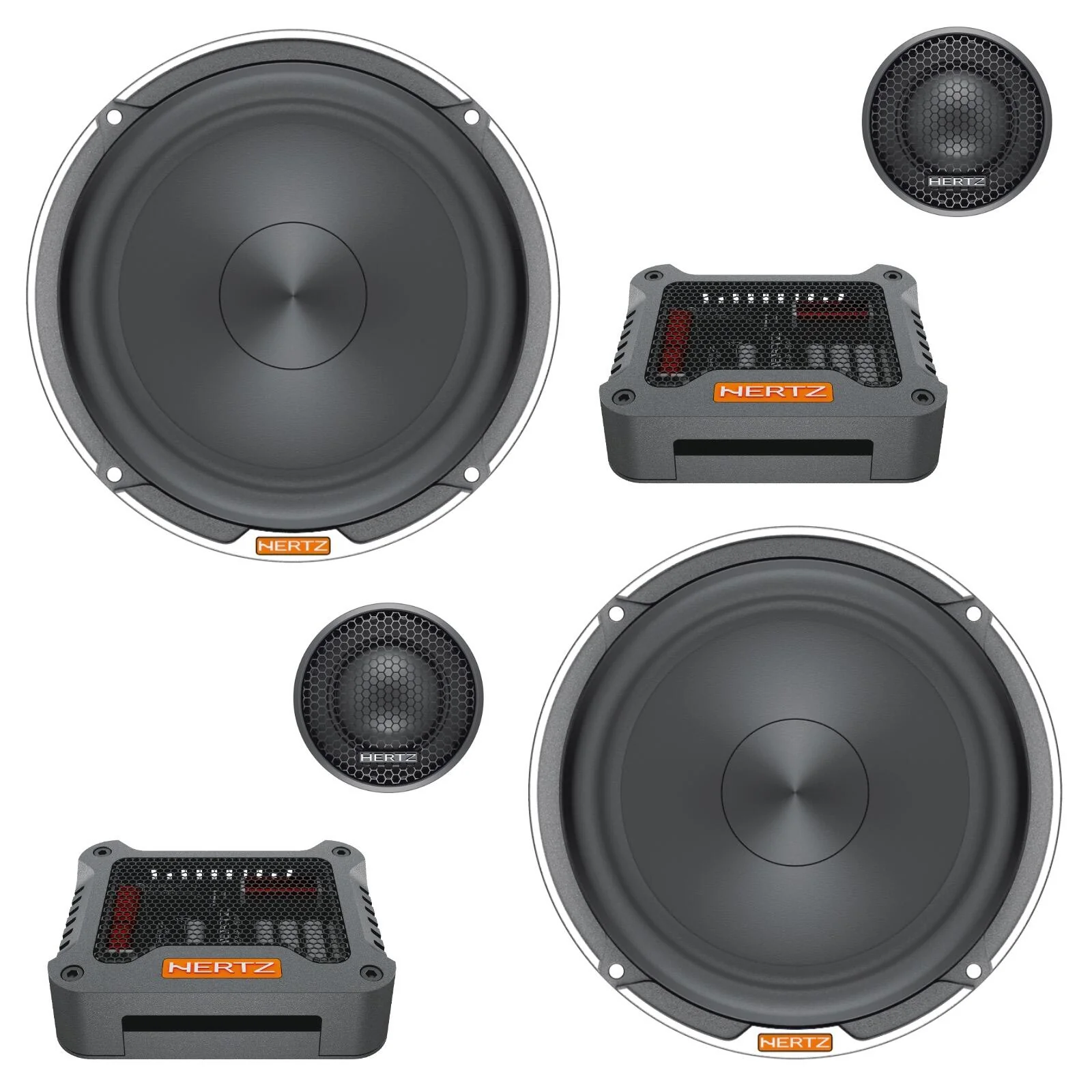 Hertz Mille Pro MPK 165P.3 6.5" 16.5cm Car 2 Way Component Speaker 115w RMS Pair