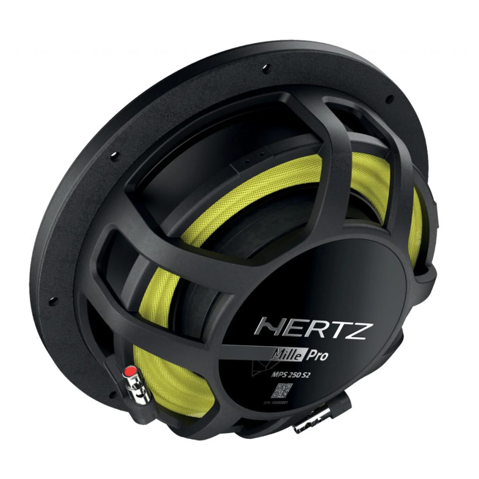 Hertz Mille Pro MPS 250 S2 Sub 10" 25cm Shallow Car Subwoofer 2 Ohm 500w RMS - Image 4