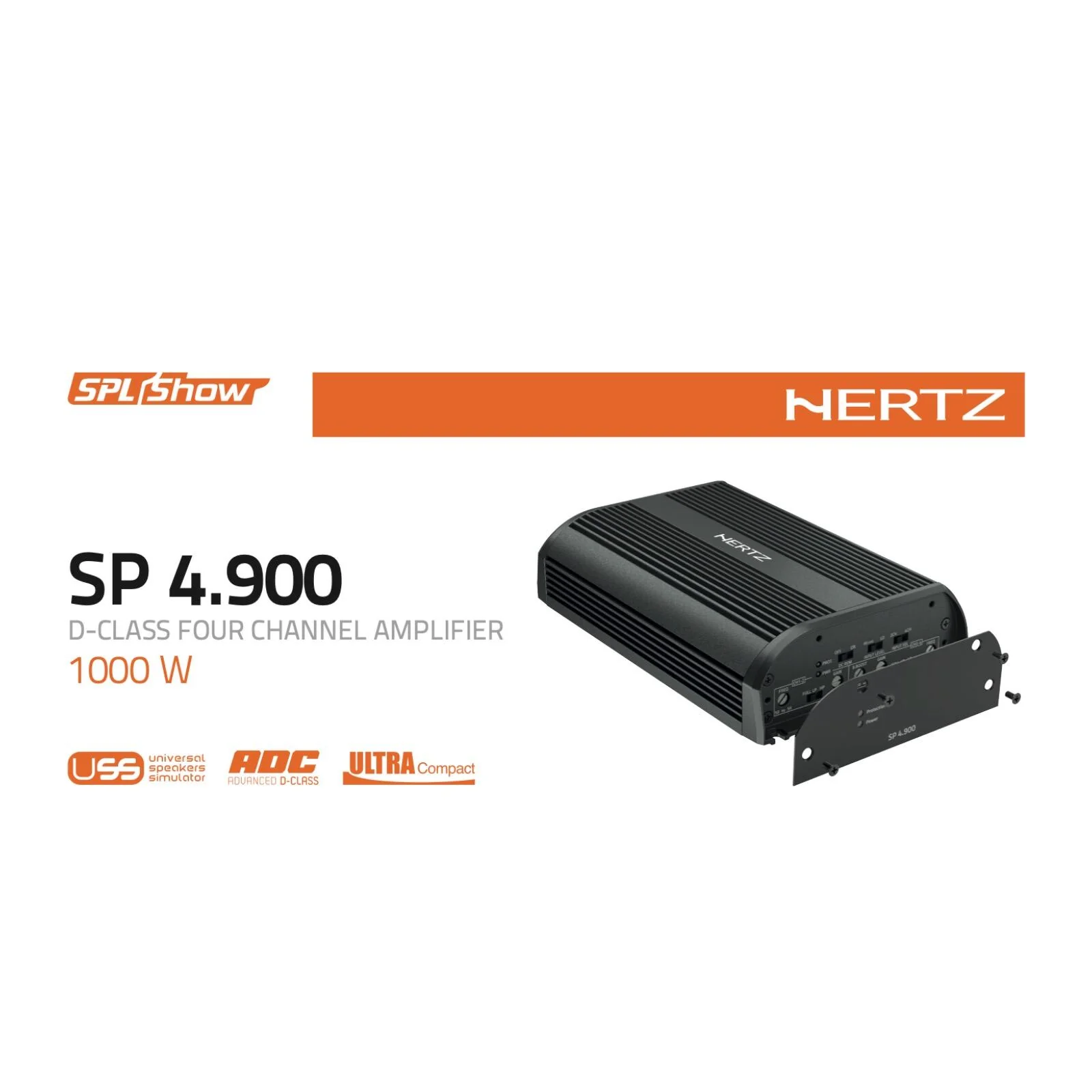 Hertz SPL Show SP 4.900 Multi Channel Amp Class D Car Stereo Amplifier 1000w RMS - Image 6