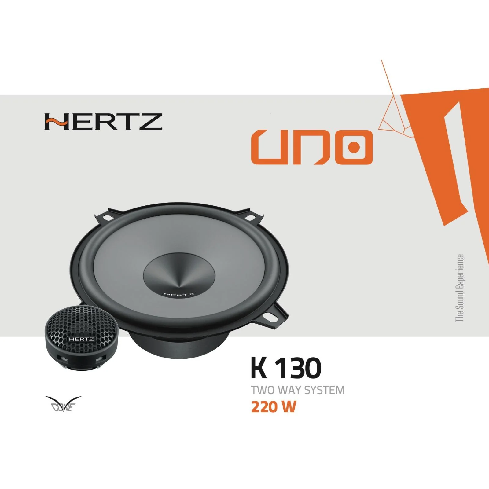 Hertz UNO K 130 5" 13cm 130mm 2 Way Car Door Component Speaker Kit 55w RMS Pair - Image 4