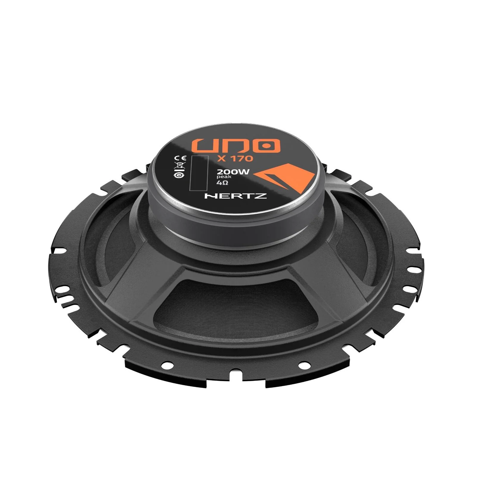 Hertz UNO X 170 6.7" 16.7cm 2 Way Car Door Van Coaxial Speakers 50w RMS Pair - Image 3