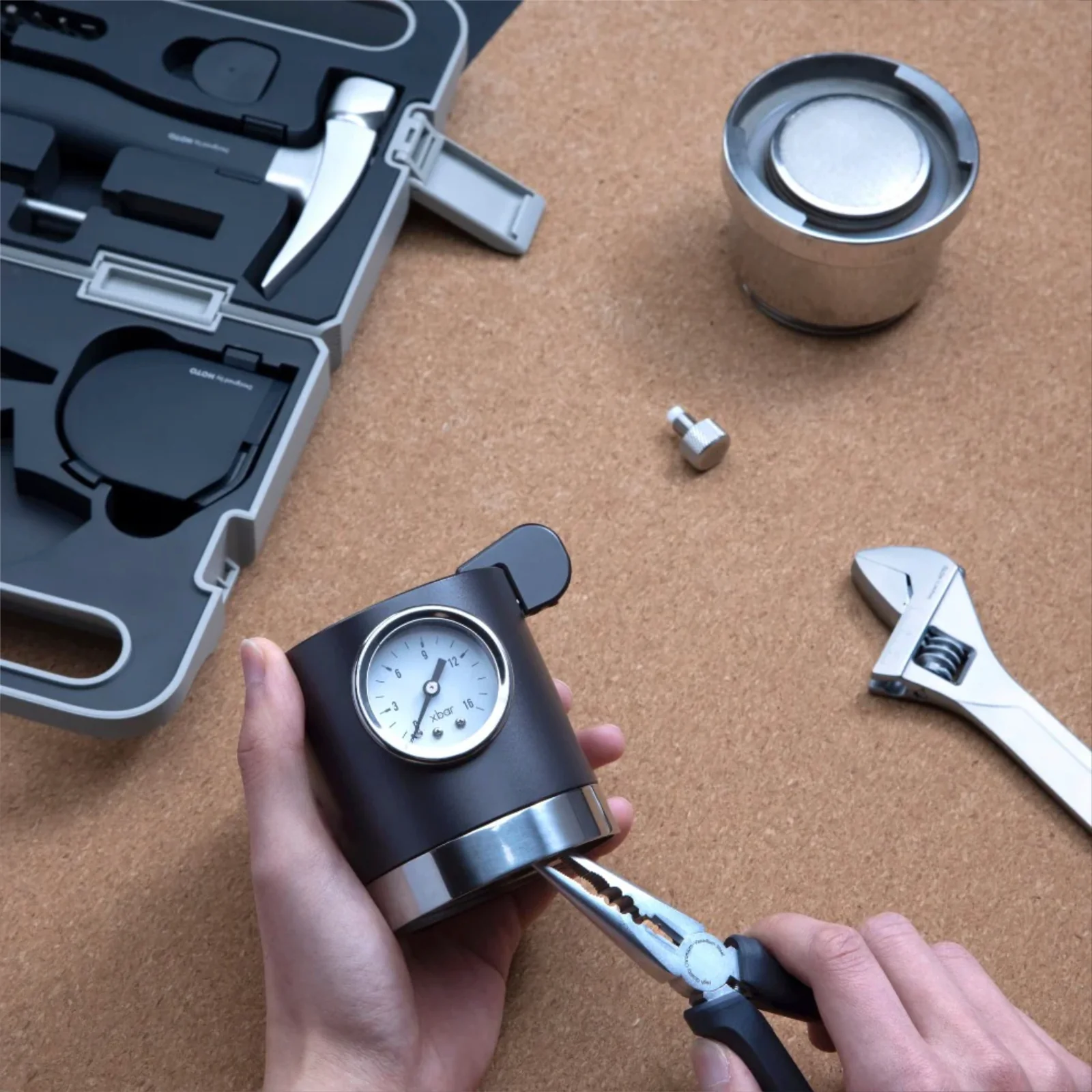 Hoto 3.6V Screwdriver Tool Set and Carry Case Spanner Hammer Plier Tape Measure - Image 4