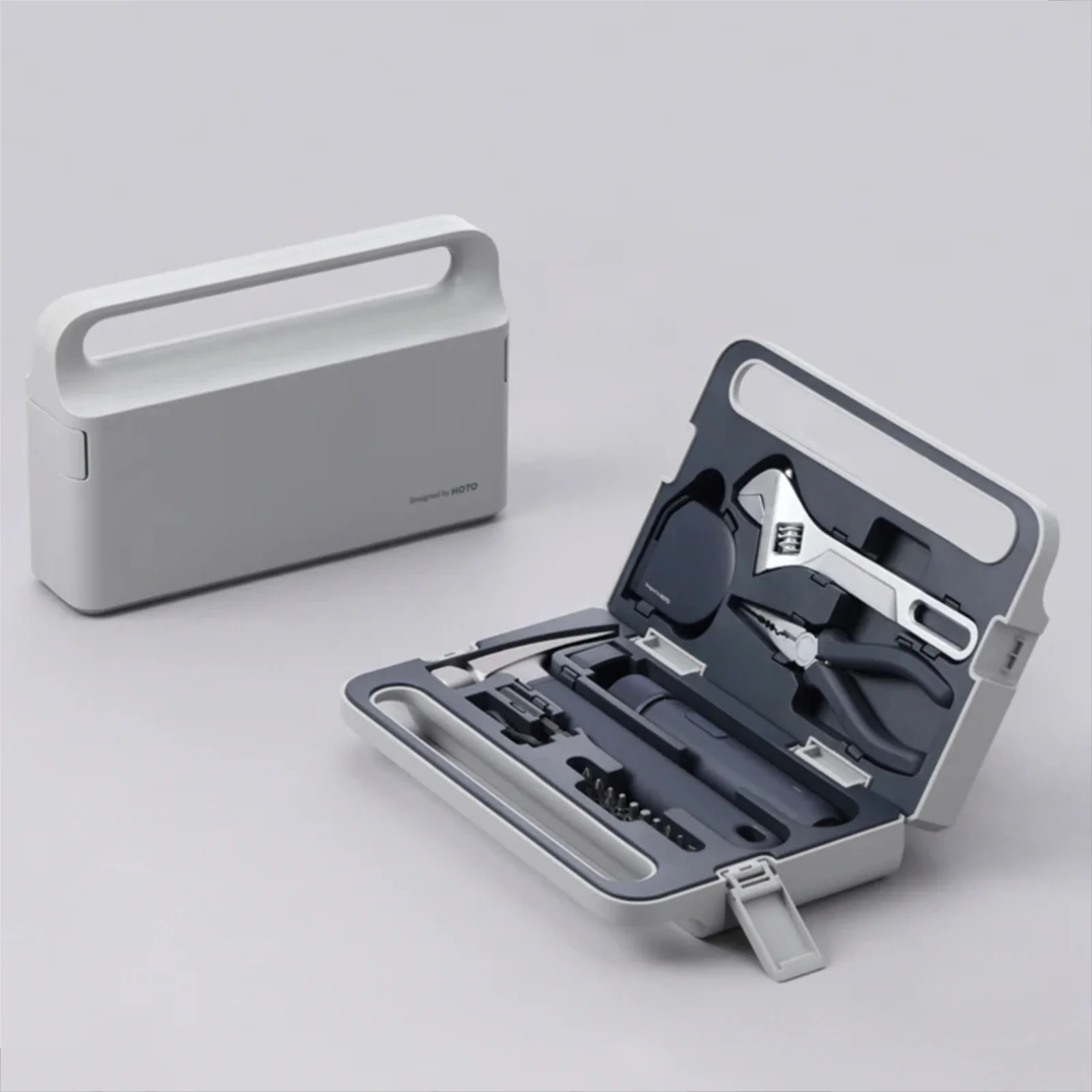 Hoto 3.6V Screwdriver Tool Set and Carry Case Spanner Hammer Plier Tape Measure - Image 5