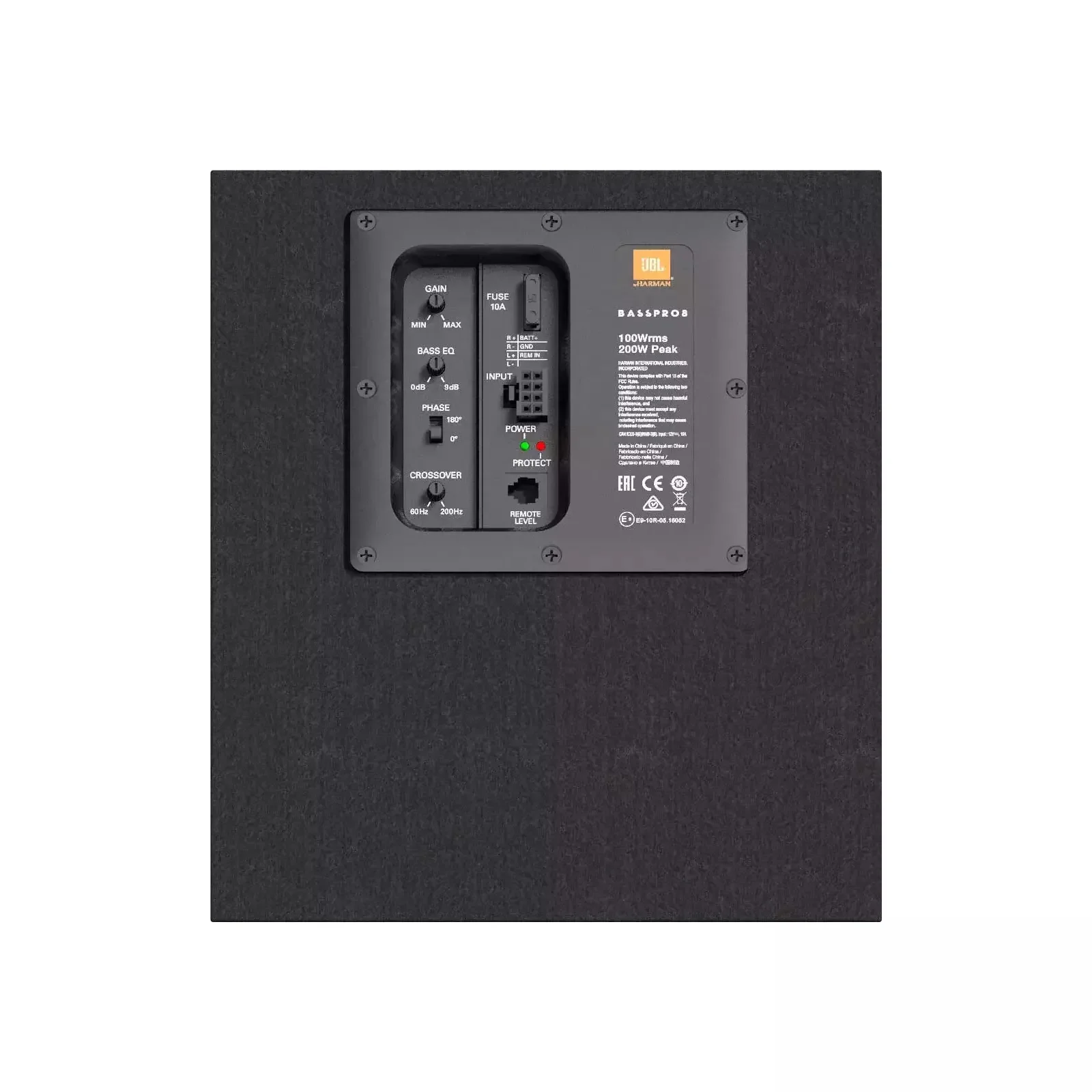 JBL BassPro 8 Sub Powered Active Car 8 Inch Subwoofer with Remote 100w RMS - Image 4