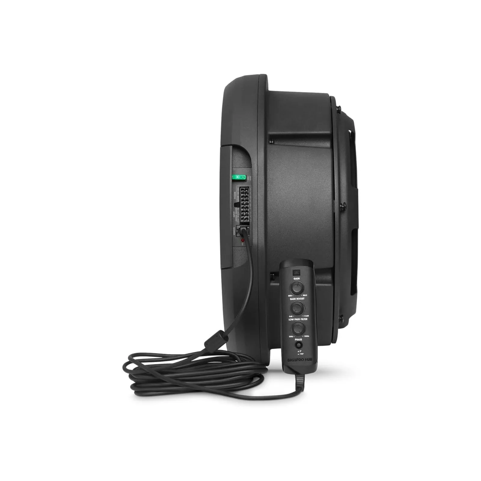 JBL BassPro Hub Sub Spare Wheel Tire Well Active Subwoofer with Remote 200w RMS - Image 3