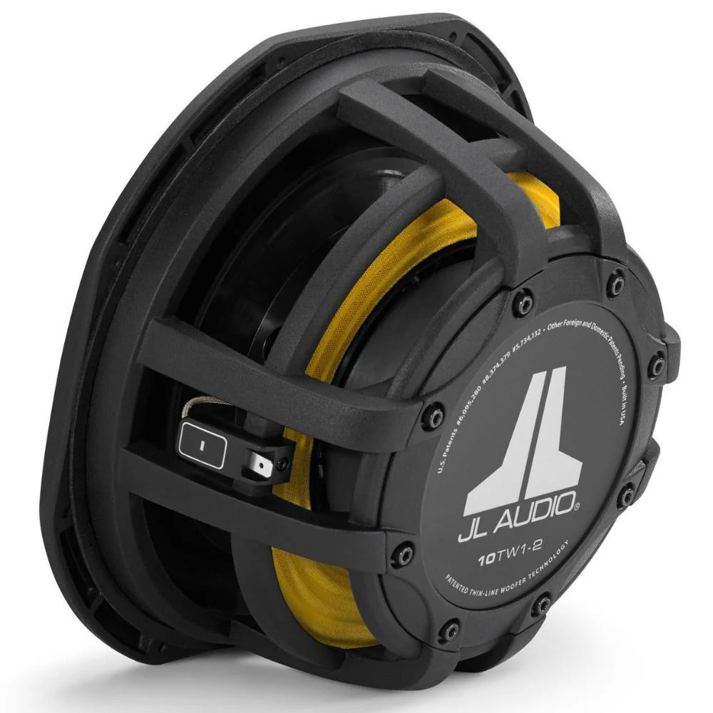JL Audio 10TW1-2 10 Inch Sub TW1 Series Shallow Mount Subwoofer 2 ohm 300w RMS - Image 4