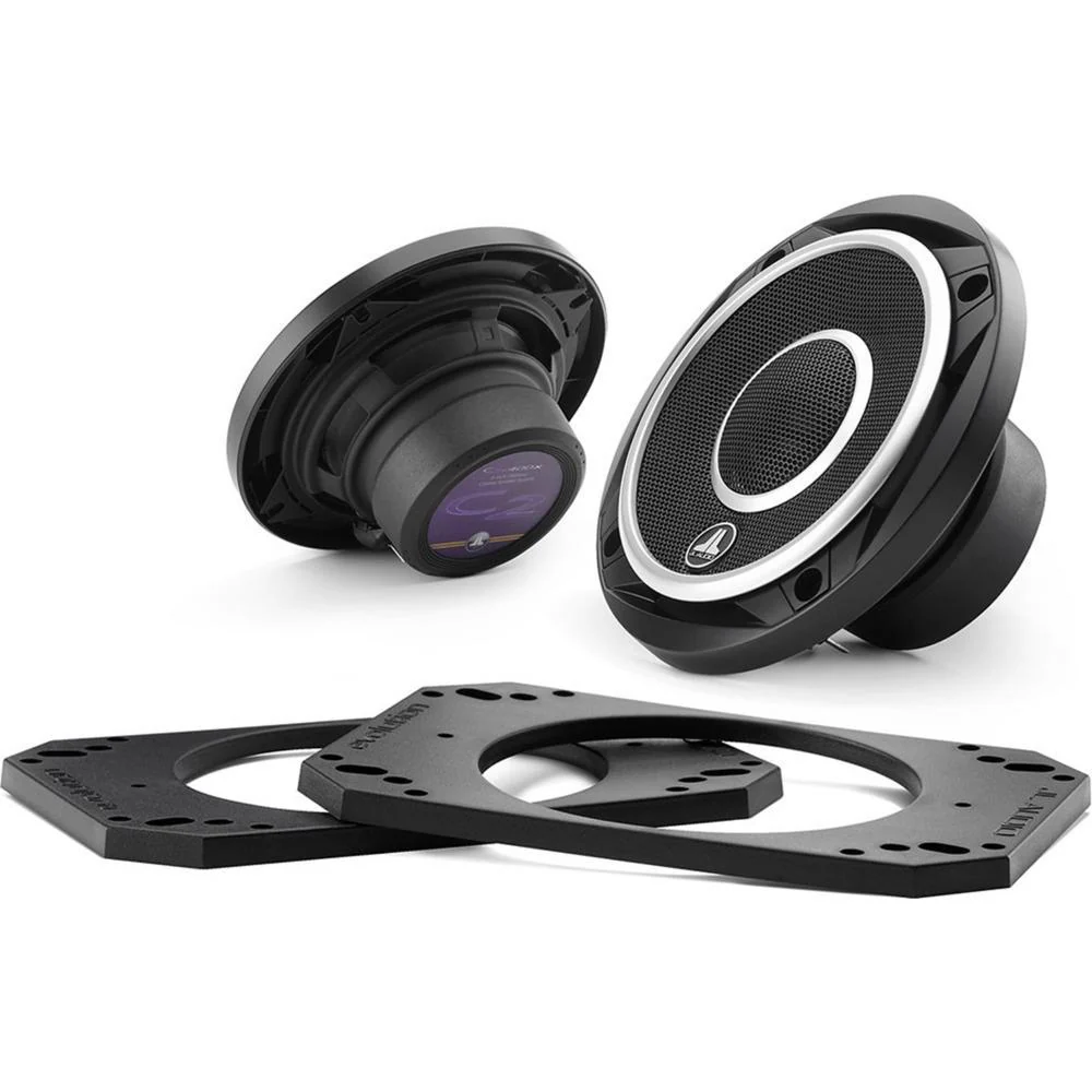 JL Audio C2-400x C2 Series 4" 10cm Coaxial Car Door Dash Speakers 35w RMS Pair - Image 3
