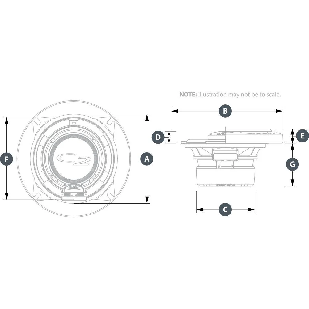 JL Audio C2-400x C2 Series 4" 10cm Coaxial Car Door Dash Speakers 35w RMS Pair - Image 6