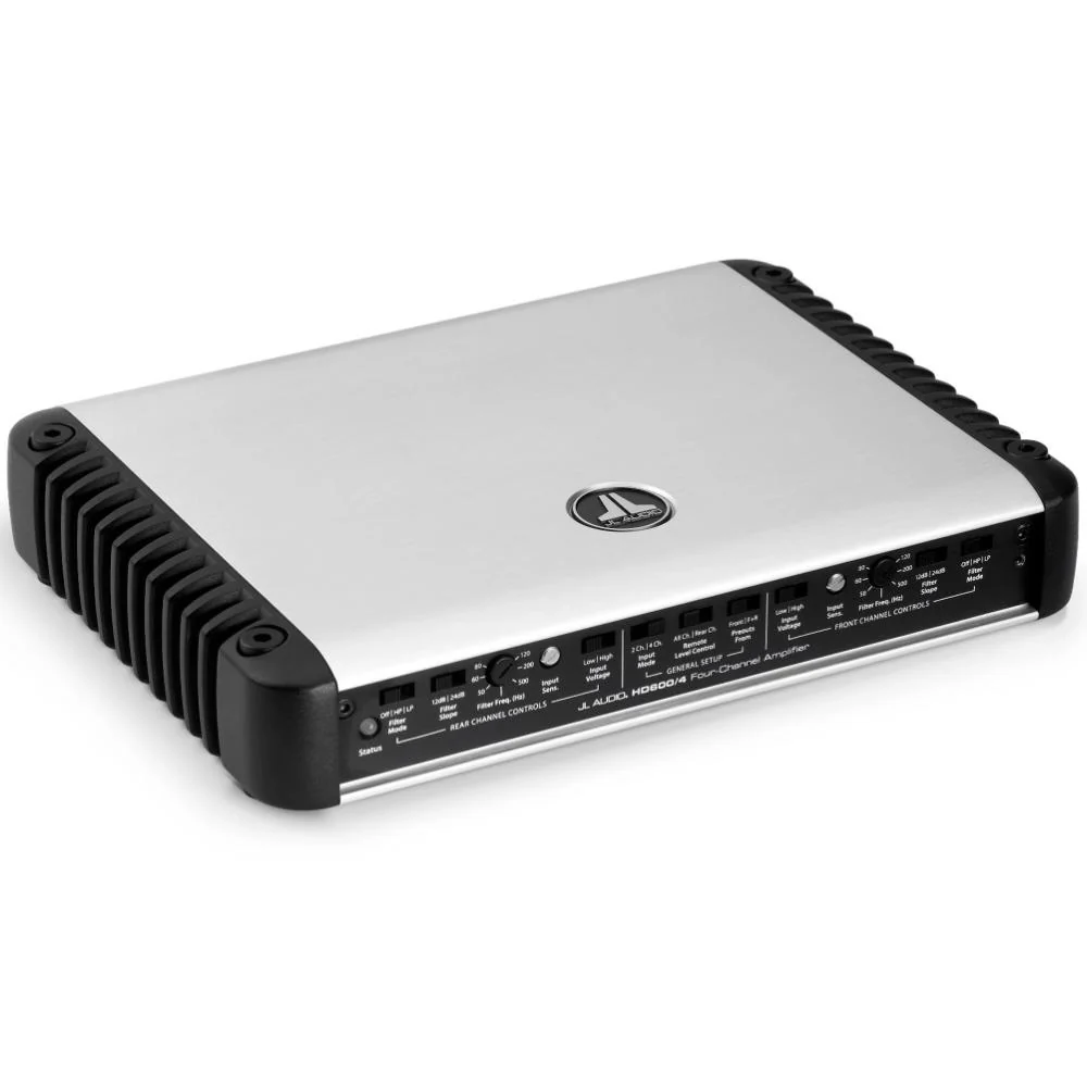 JL Audio HD600/4 HD Series 4 Channel Class D Full Range Amp Amplifier 600w RMS - Image 4
