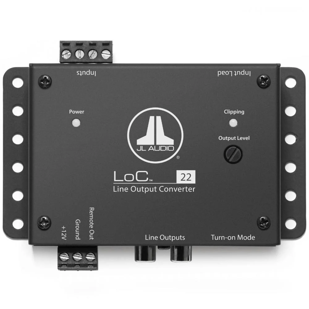 JL Audio LoC-22 Fully Active 2 Channel Speaker Level to Line Output Converter - Image 4