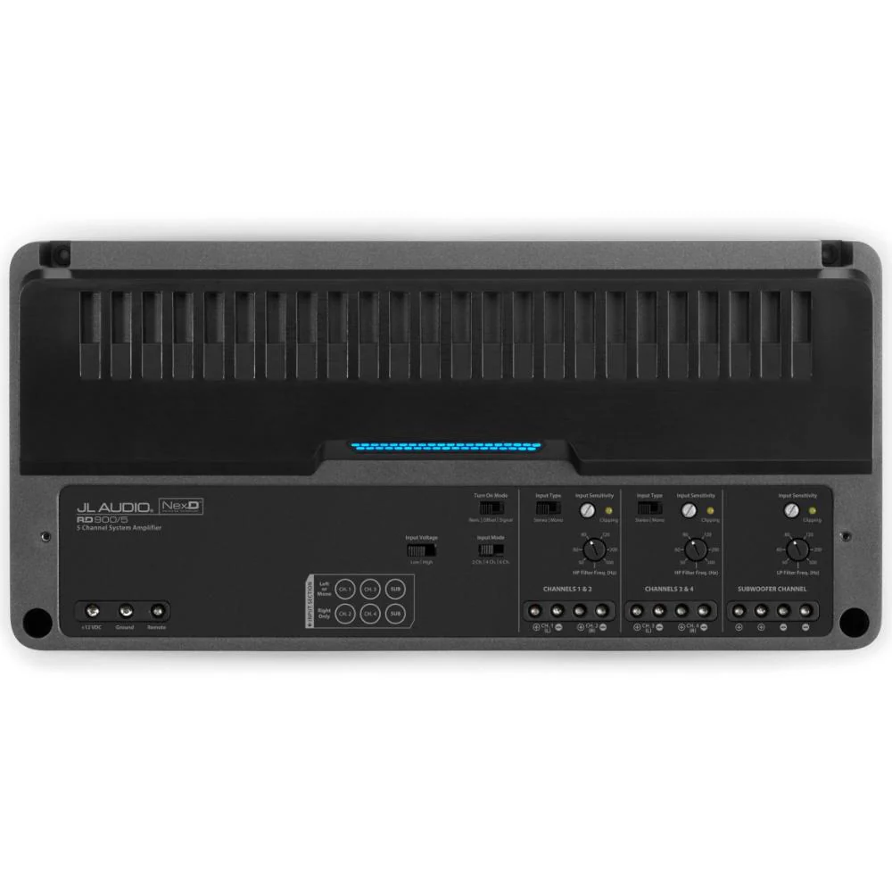 JL Audio RD900/5 RD Series Class D 5 Channel Stereo Subwoofer Amplifier 900w RMS - Image 5
