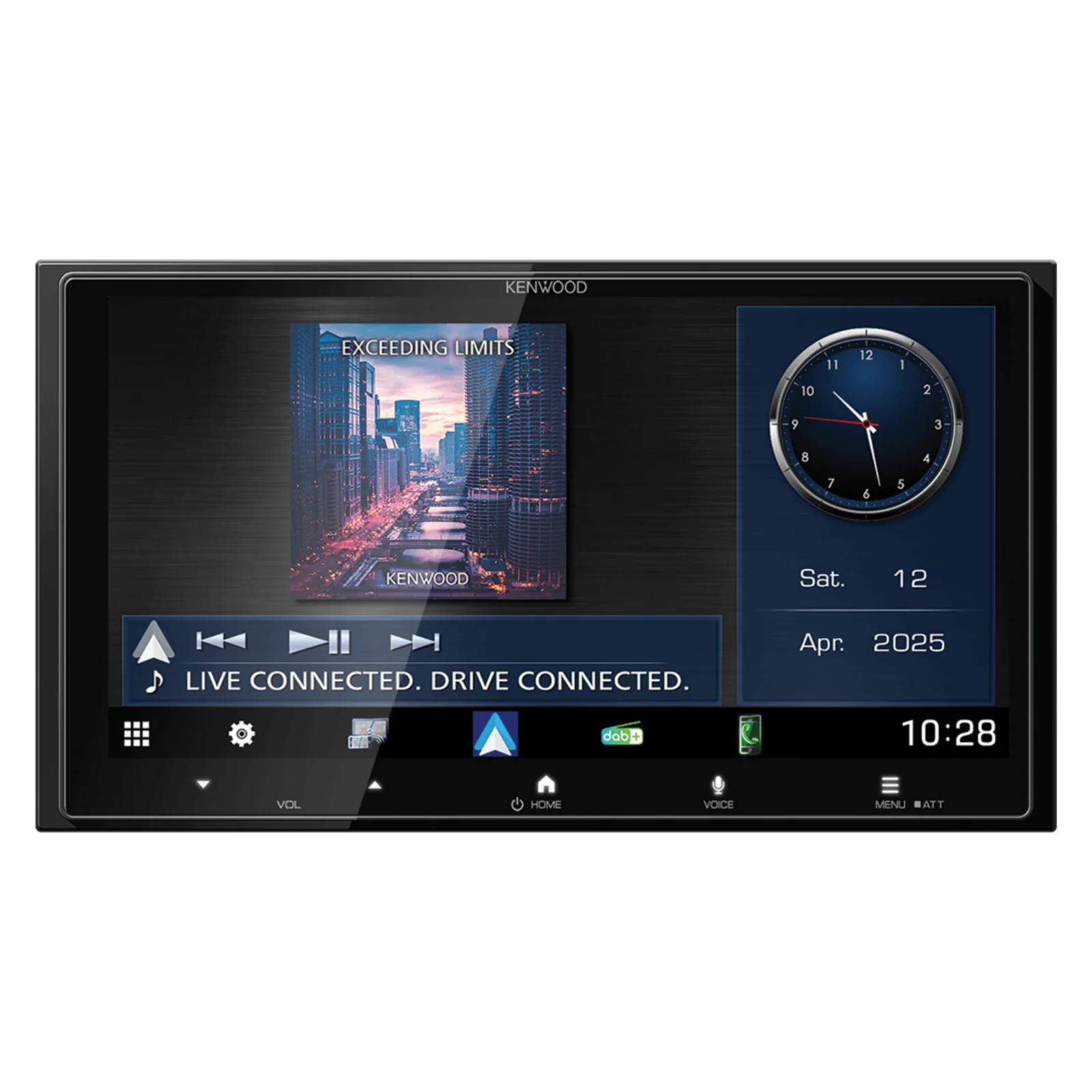 Kenwood DMX7525DABS Wireless Apple CarPlay Android Auto DAB Bluetooth Car Stereo - Image 4