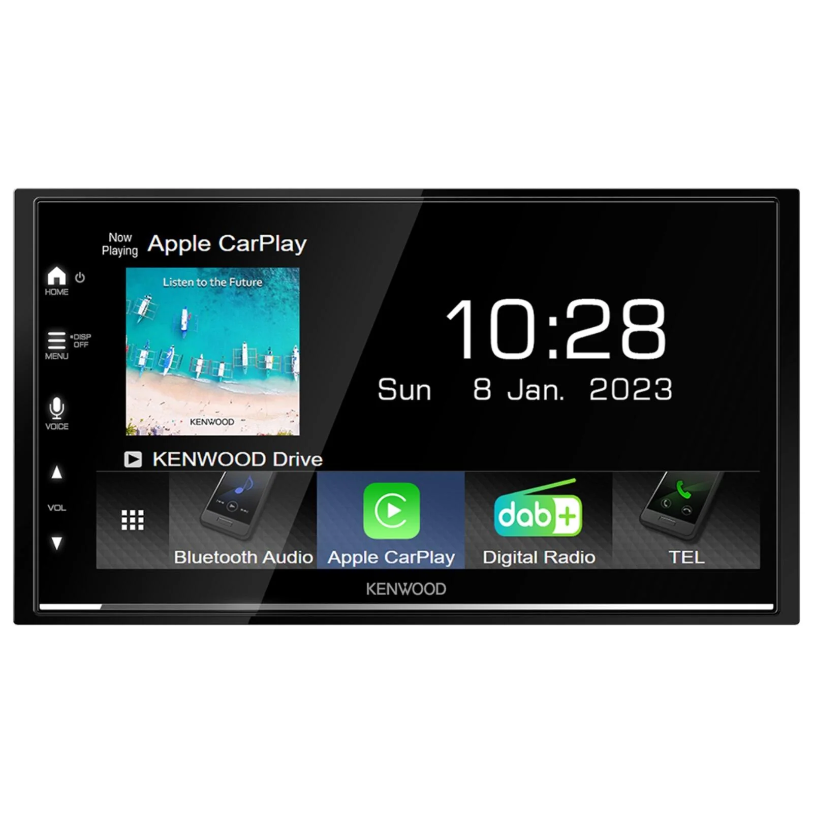 Kenwood DMX7722DABS Wireless Apple CarPlay Android Auto DAB Bluetooth Car Stereo - Image 3