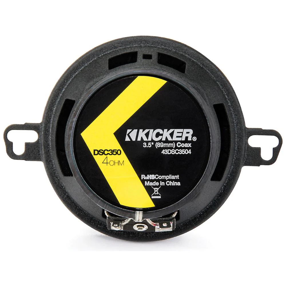 Kicker 43DSC3504 DS Series 3.5" 9cm 2 Way Car Door Dash Coaxial Speakers 20w RMS - Image 7