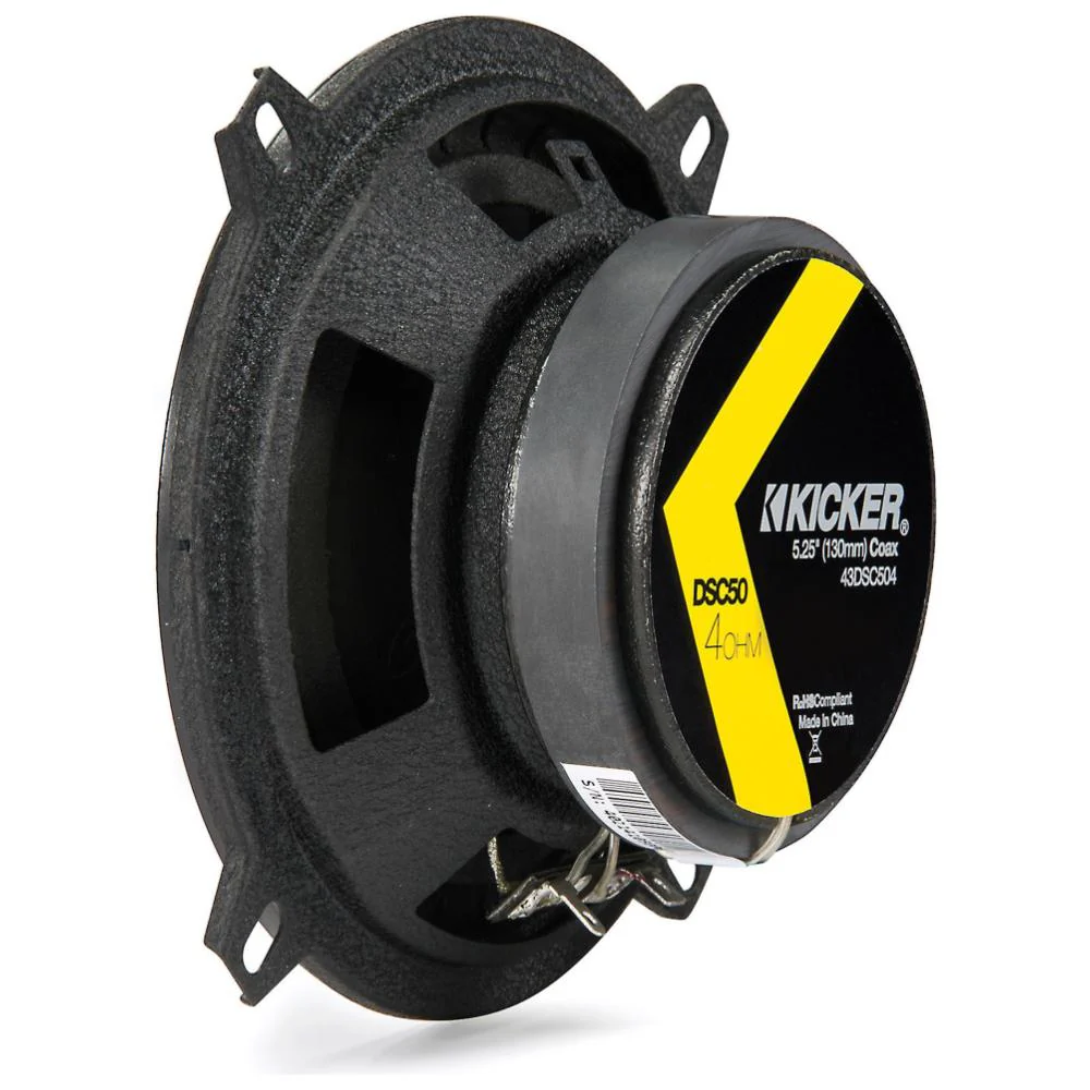 Kicker 43DSC504 DS Series 5.25" 13cm 2 Way Car Door Coaxial Speakers 50w RMS - Image 9
