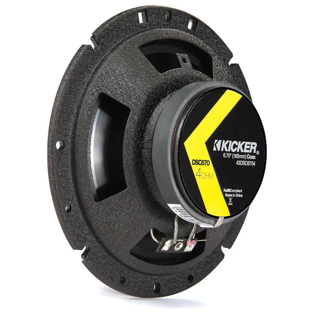 Kicker 43DSC6704 DS Series 6.75" 16.5cm 2 Way Car Door Coaxial Speakers 60w RMS - Image 9