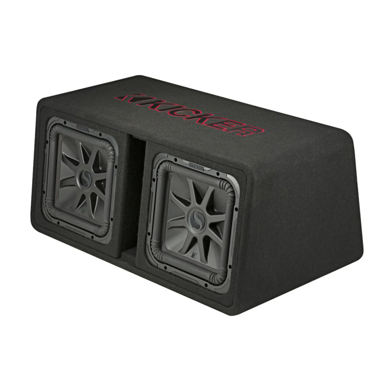 Kicker 45DL7R122 Dual 12 Inch L7R Ported Loaded Subwoofer Enclosure 1200w RMS