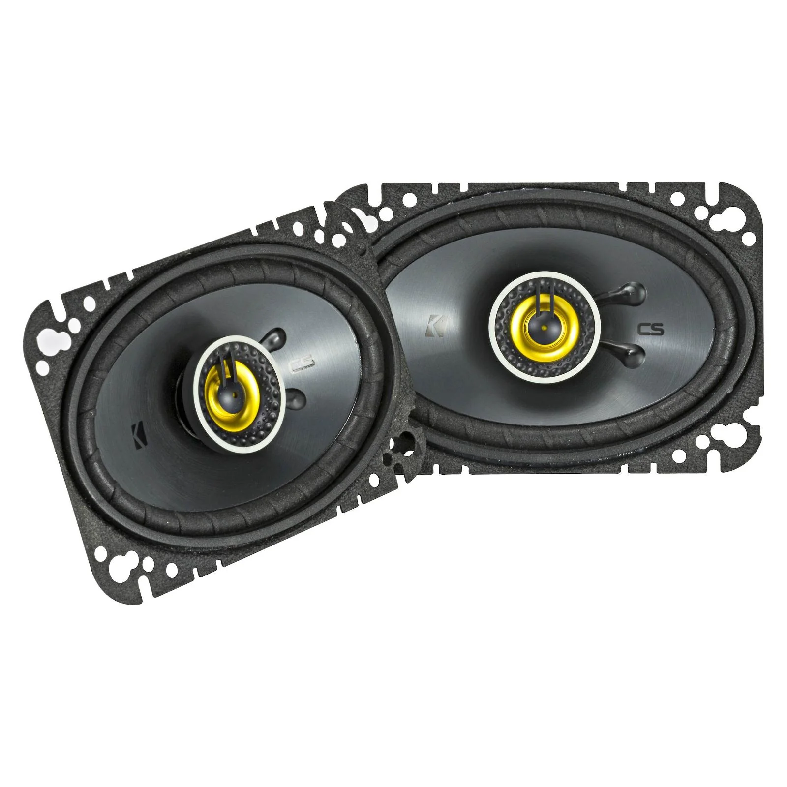 Kicker 46CSC464 CS Series 4x6" 2 Way Car Door Dash Coaxial Speakers 50w RMS Pair - Image 4