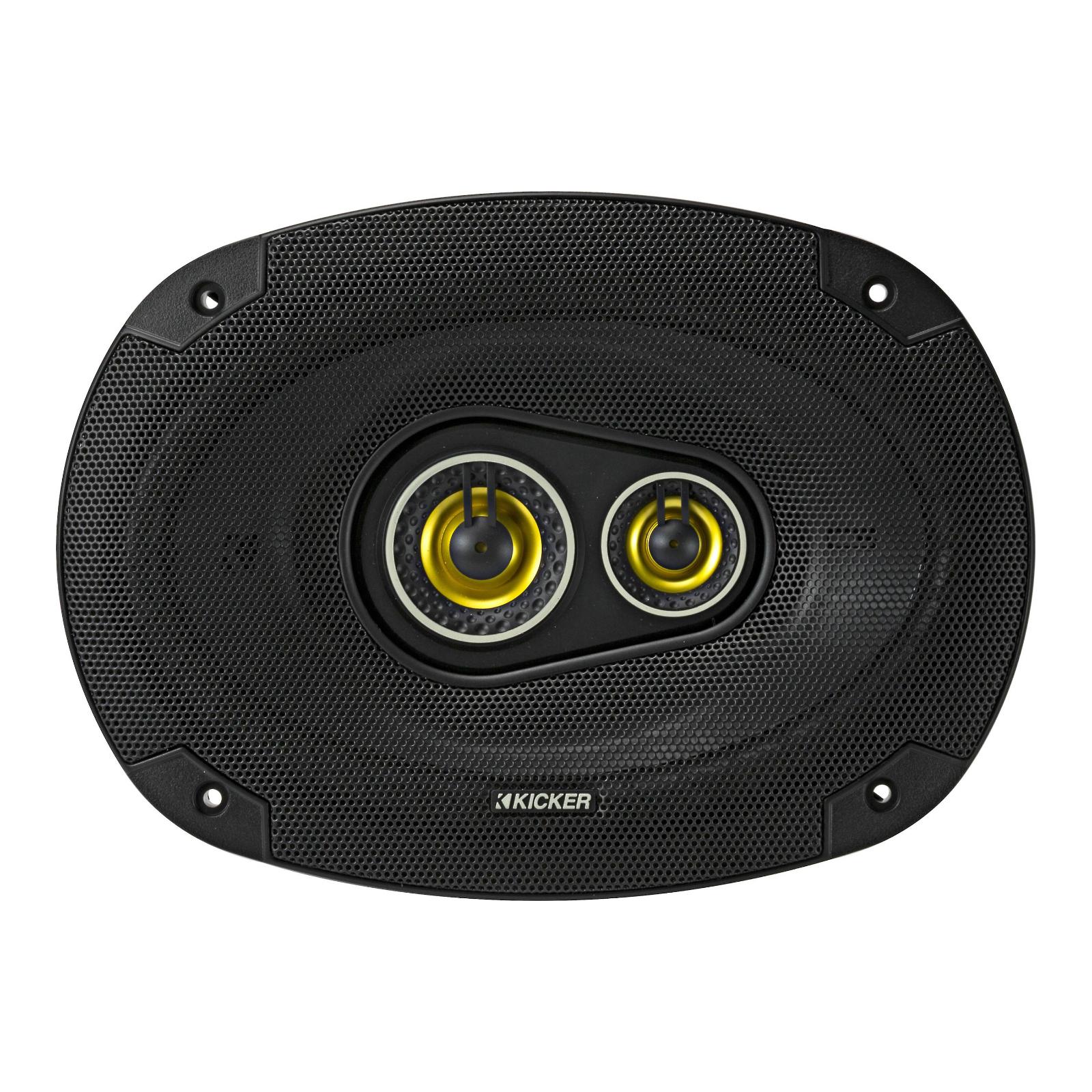 Kicker 46CSC6934 CS Series 6x9" 3 Way Car Parcel Shelf Coaxial Speakers 150w RMS - Image 3