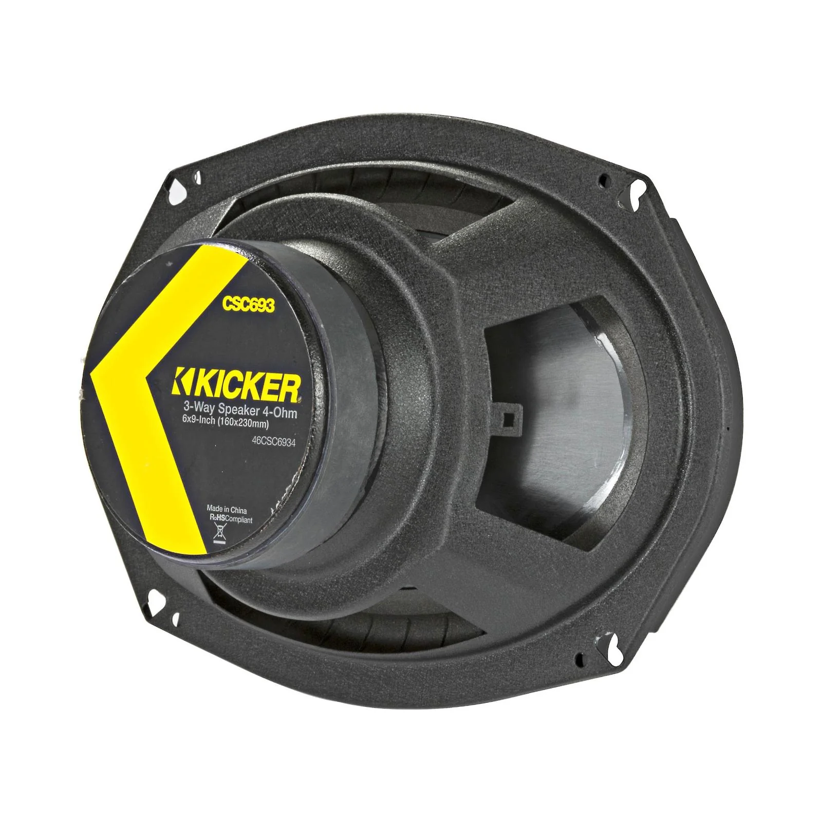 Kicker 46CSC6934 CS Series 6x9" 3 Way Car Parcel Shelf Coaxial Speakers 150w RMS - Image 4