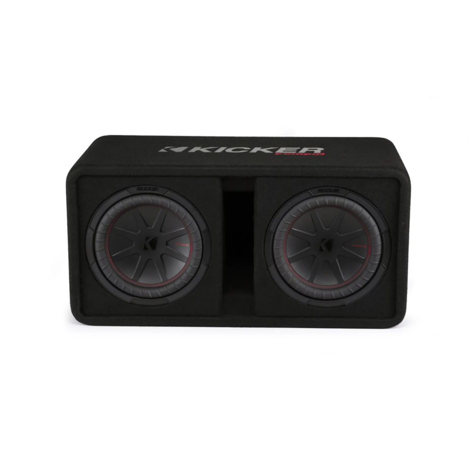 Kicker 48DCWR102 Dual 10 Inch CompR Ported Loaded Subwoofer Enclosure 800w RMS - Image 2