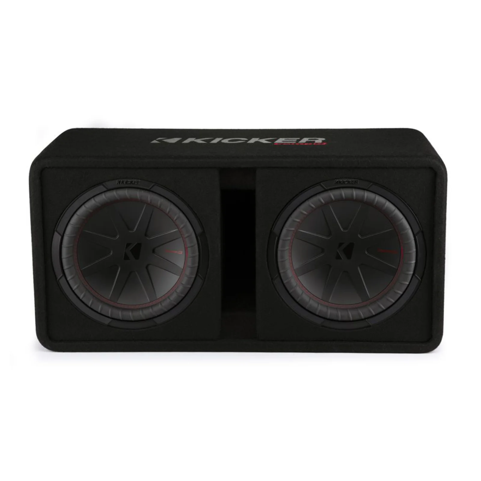 Kicker 48DCWR122 Dual 12 Inch CompR Ported Loaded Subwoofer Enclosure 1000w RMS - Image 2