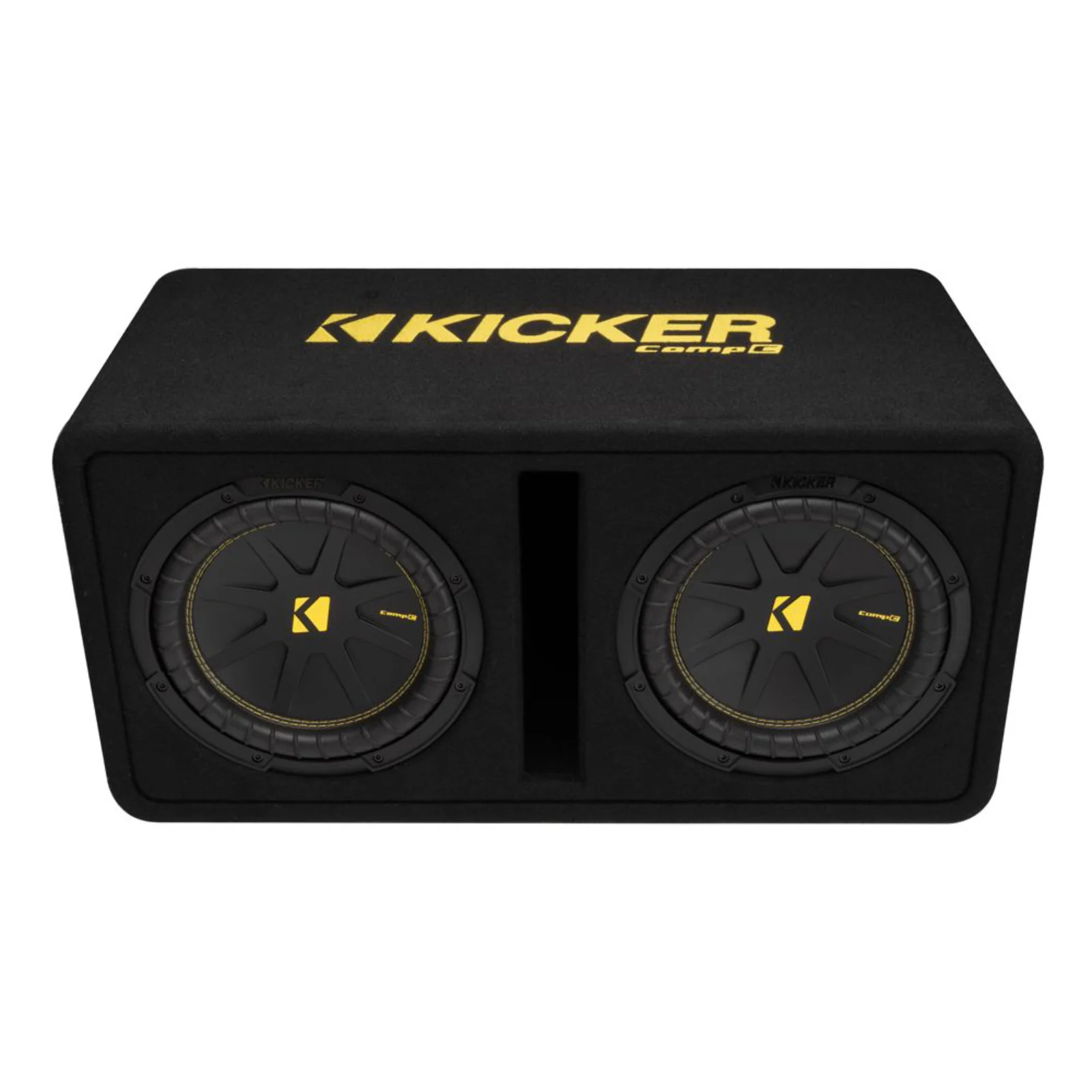 Kicker 50DCWC102 Dual 10 Inch CompC Ported Loaded Subwoofer Enclosure 300w 2ohm - Image 2