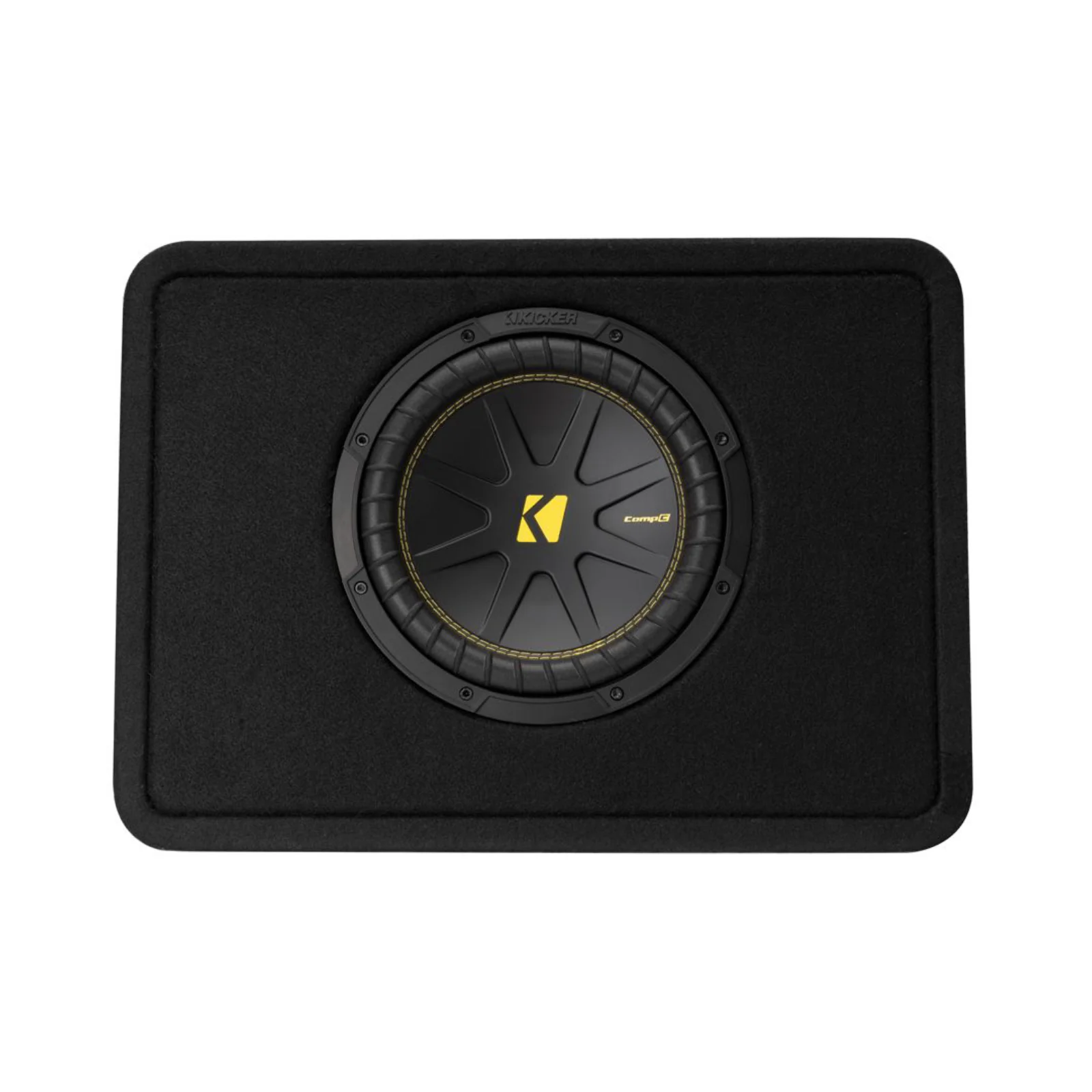 Kicker 50TCWC102 Sub 10 Inch CompC Thin Profile Loaded Subwoofer Enclosure 300w - Image 2