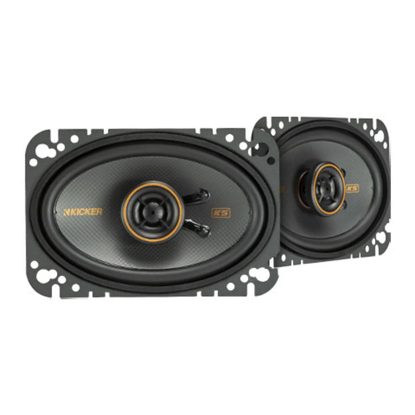 Kicker 51KSC4604 KS Series 4x6" 2 Way Car Door Dash Shelf Coaxial Speakers 75w RMS - Image 5