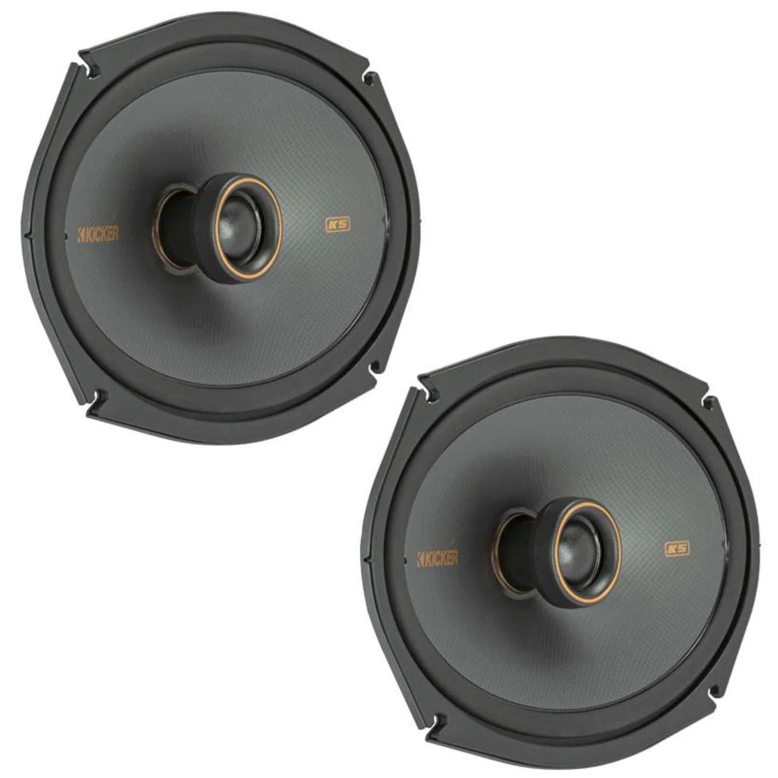 Kicker 51KSC6904 KS Series 6x9" 2 Way Car Parcel Shelf Coaxial Speakers 150w RMS