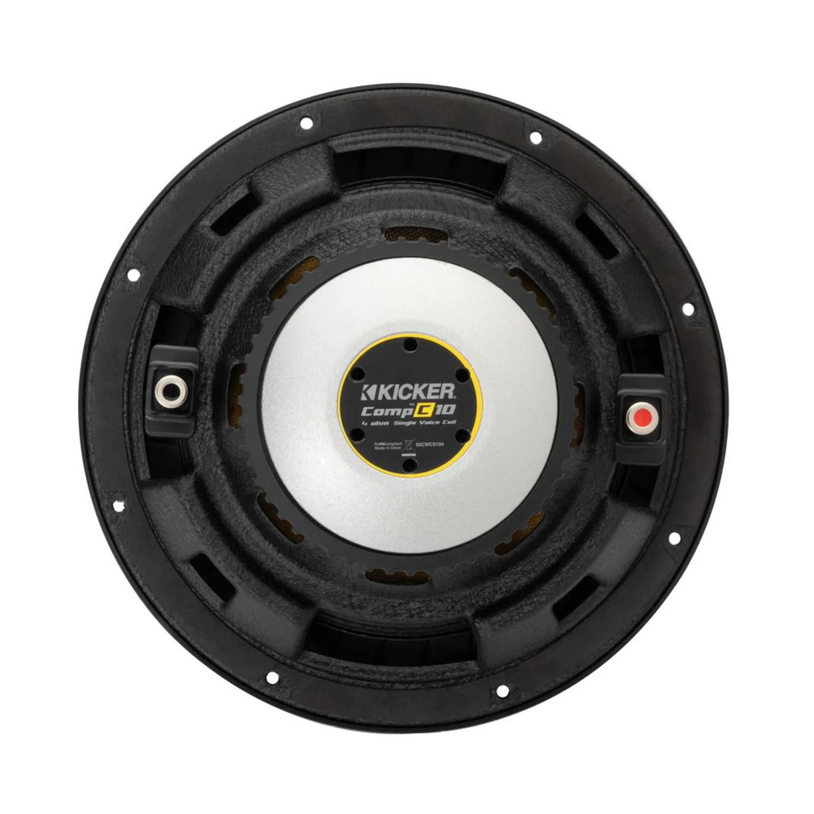 Kicker 50CWCS104 Sub CompC 10 Inch Single Voice Coil Car Subwoofer 4Ohm 250w RMS - Image 4