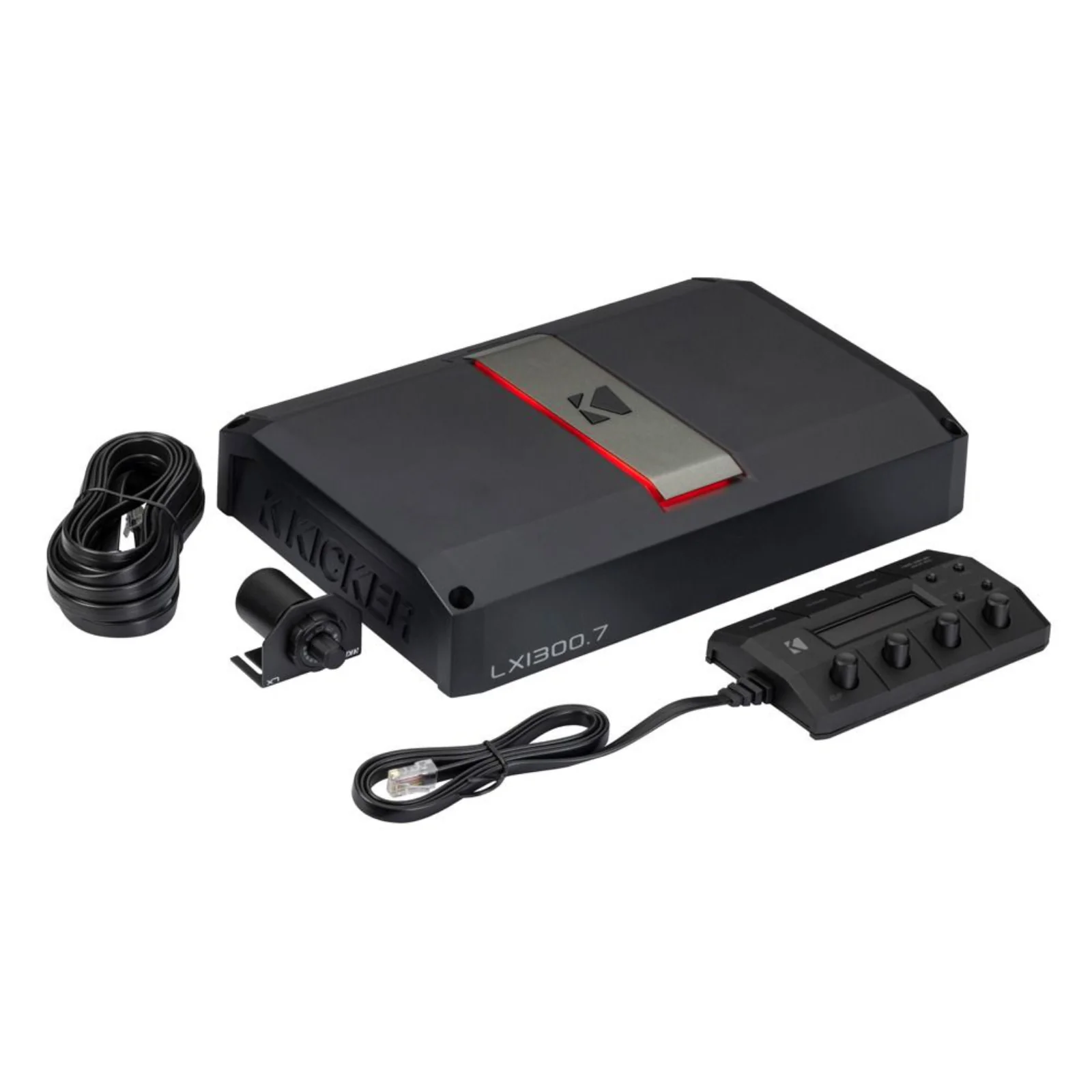 Kicker LX1300.7 Amp 7 Channel Car Amplifier with DSP Features & LX Controller - Image 2