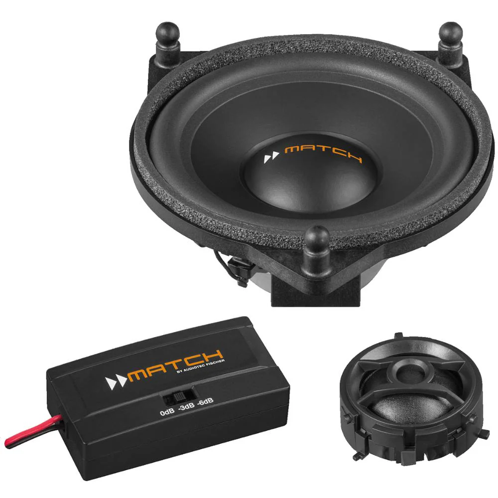 Match UP C42MB-FRT Mercedes C & E Class 2 Way 4 Inch Component Car Speakers 60w - Image 6