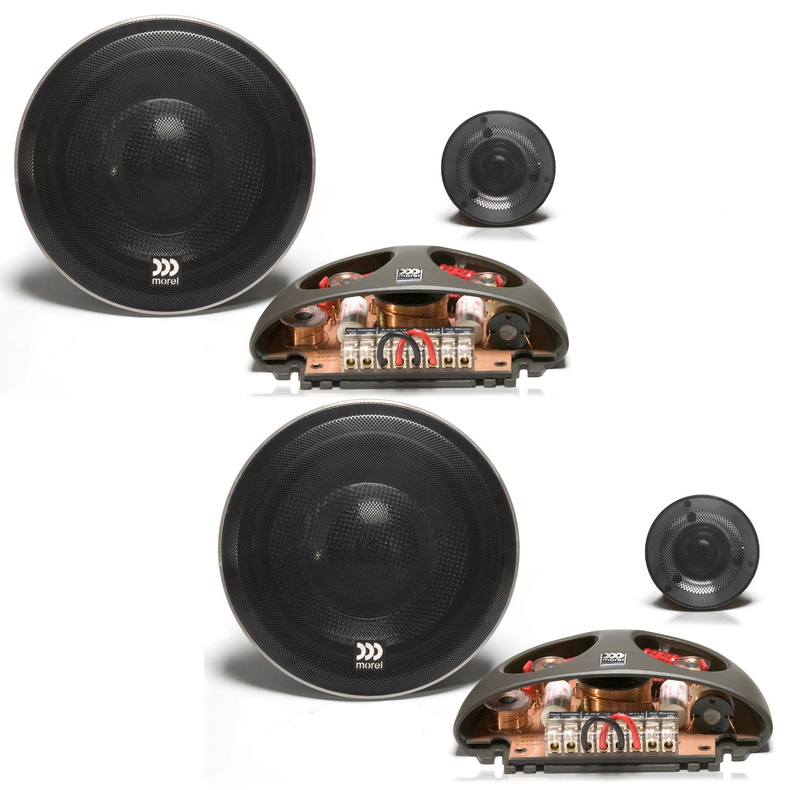 Morel Supremo 602 Flagship 2 Way Carbon Fibre 6.5" Component Speakers 140w RMS