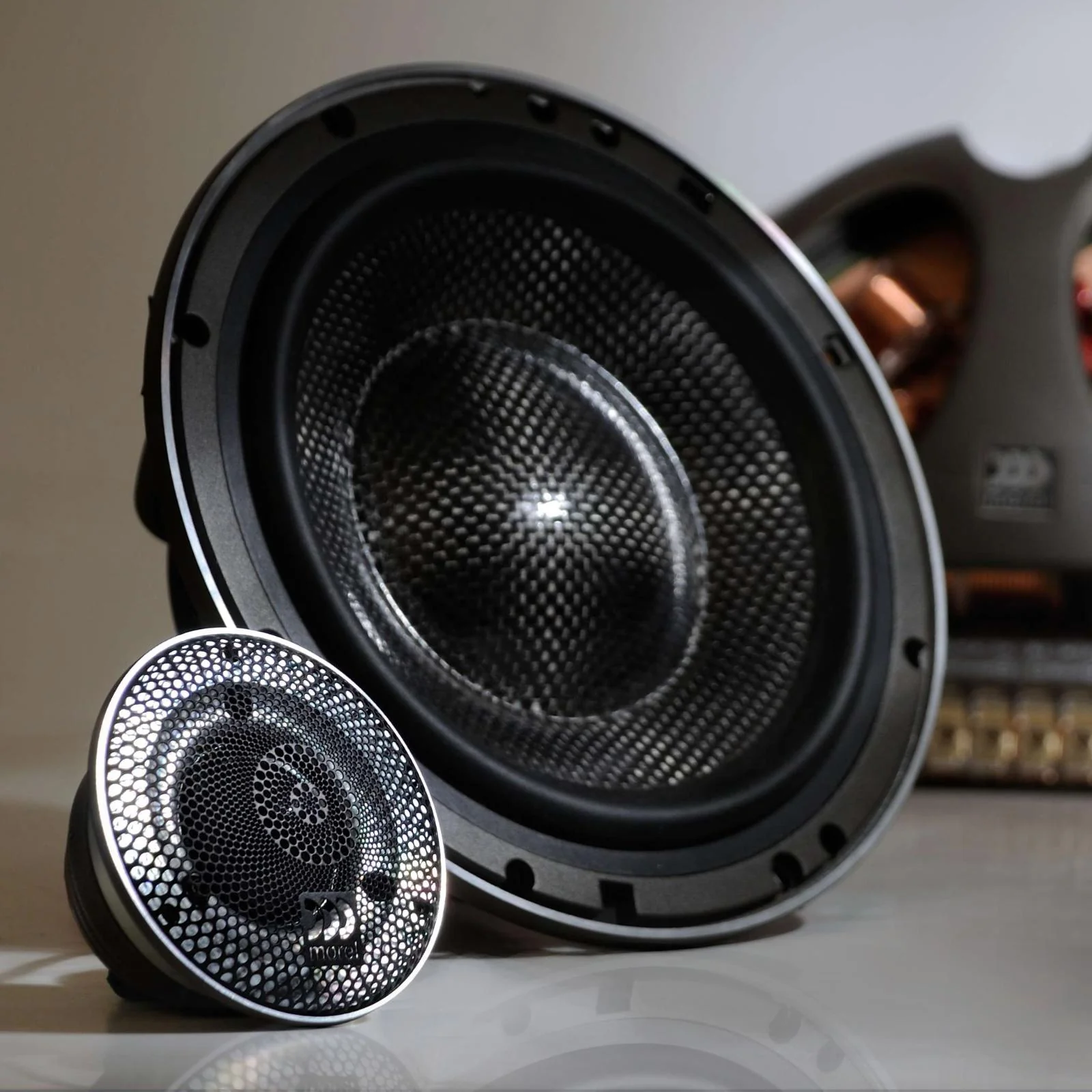 Morel Supremo 602 Flagship 2 Way Carbon Fibre 6.5" Component Speakers 140w RMS - Image 9