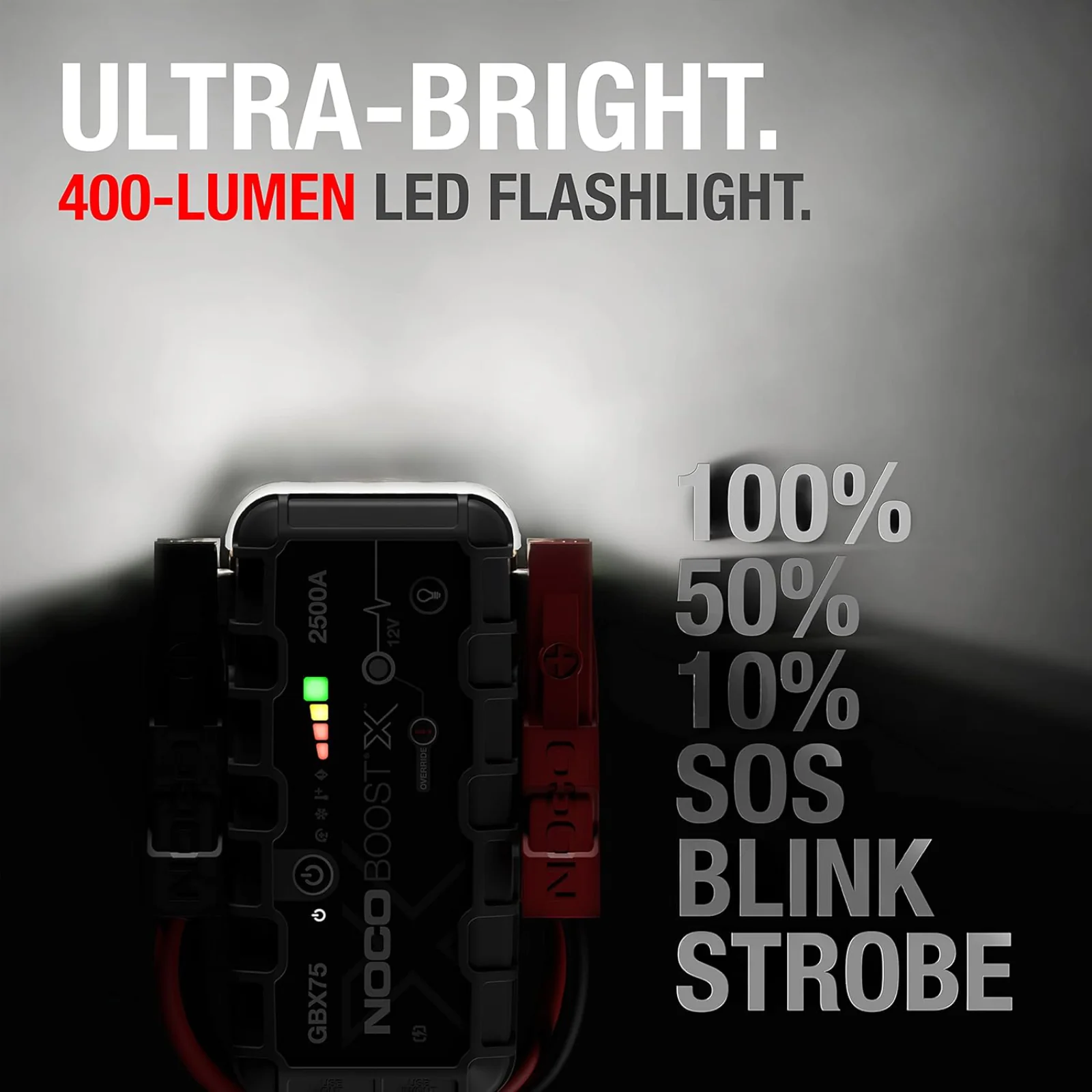 NOCO Boost X GBX75 2500A UltraSafe Jump Starter Power Pack 12V Battery Booster - Image 5