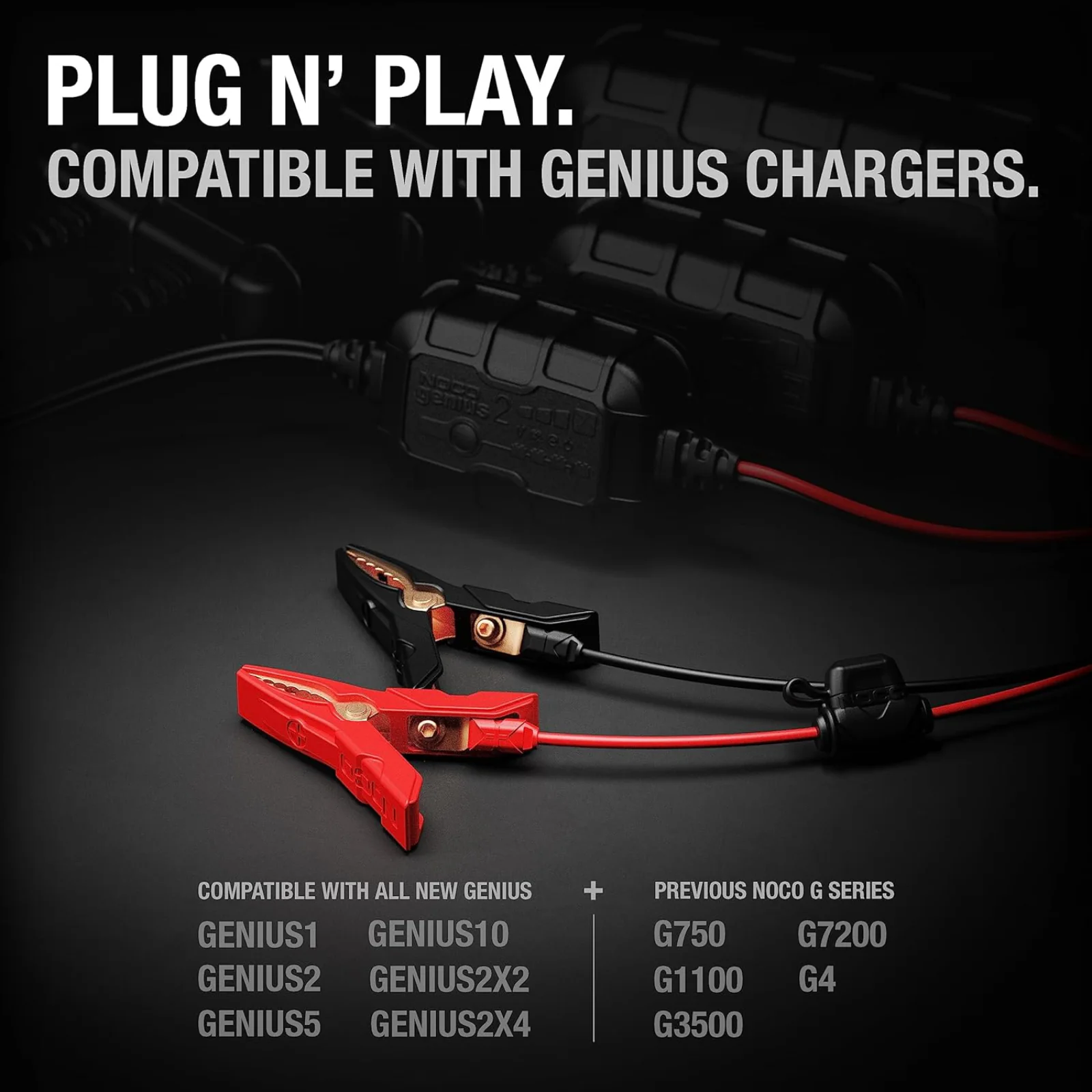 NOCO GC001 X-Connect Micro Battery Clamps with M6 Eyelets for Genius 1 2 5 10 - Image 2