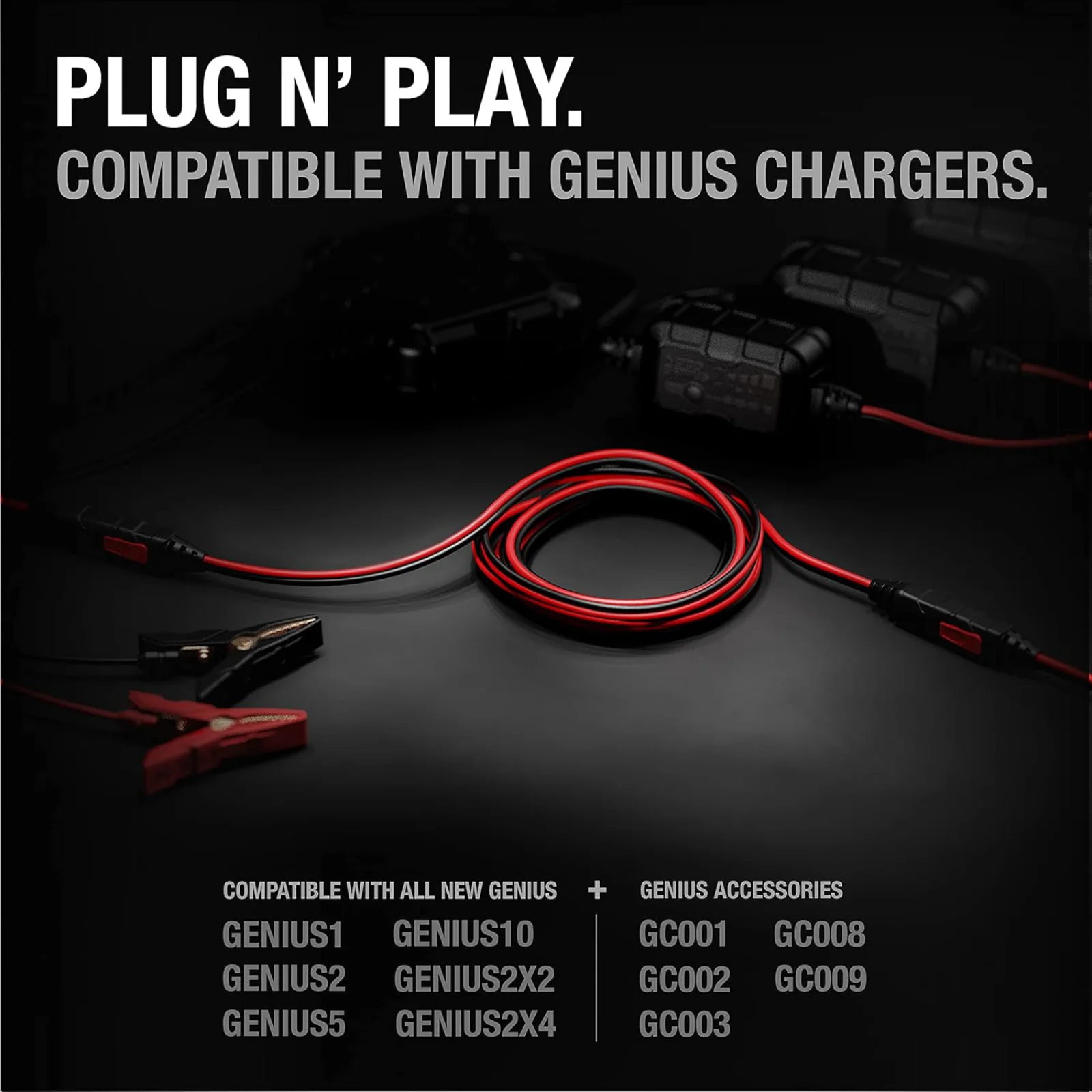 NOCO GC004 X-Connect 10ft Extension Cable for Genius 1 2 5 10 2X2 2X4 & G Series - Image 2