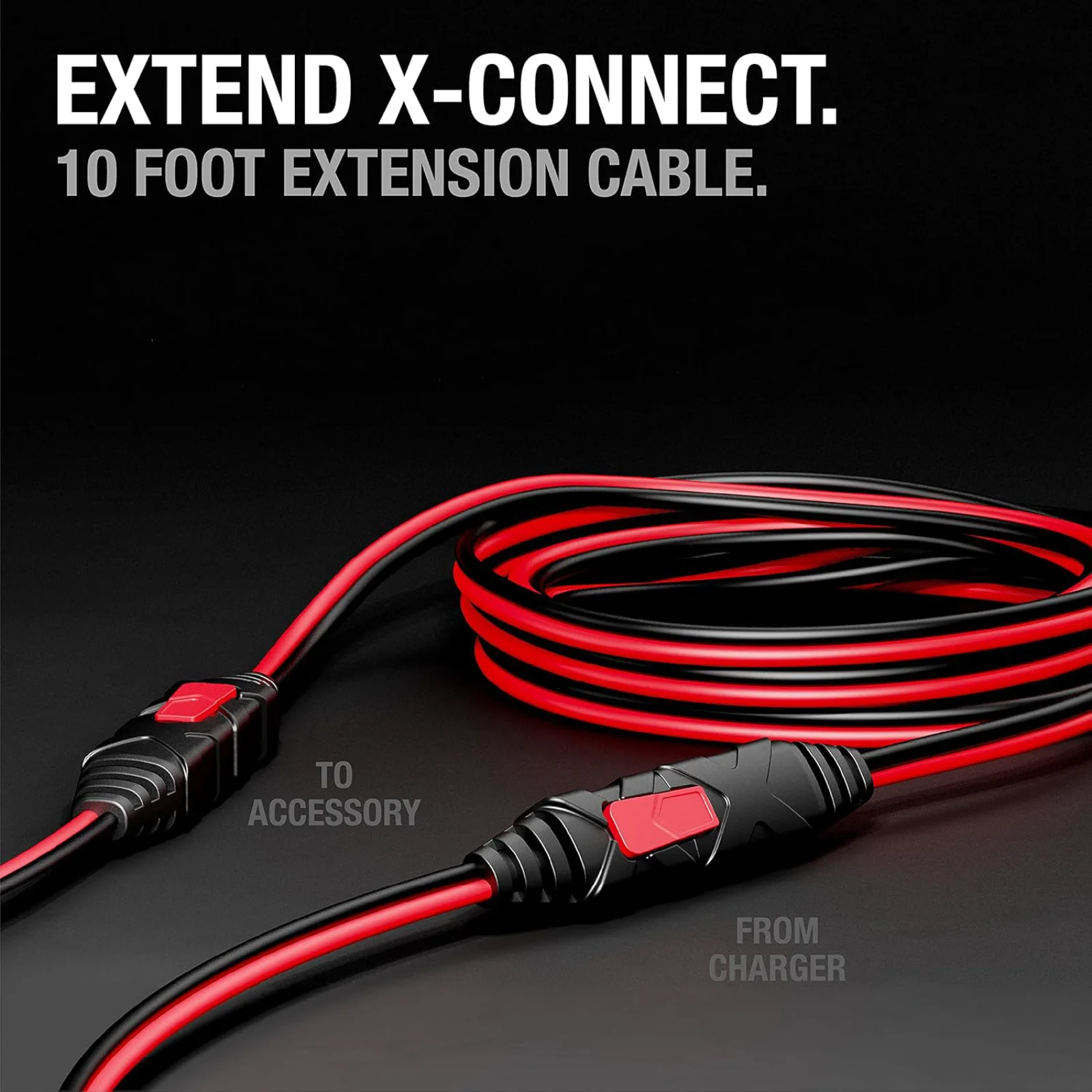 NOCO GC004 X-Connect 10ft Extension Cable for Genius 1 2 5 10 2X2 2X4 & G Series - Image 4