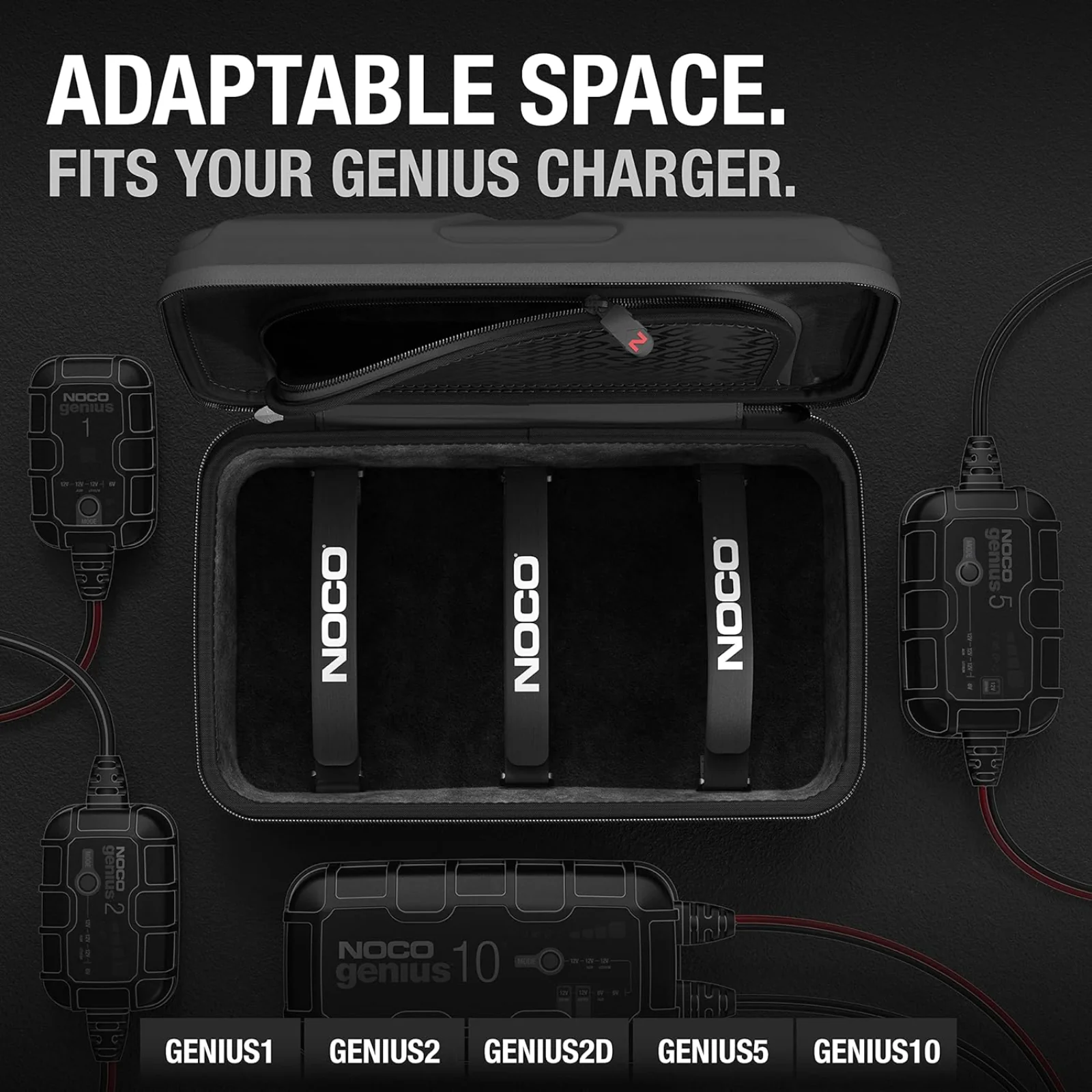 NOCO GC040 Universal EVA Protective Case for Genius 1 2 5 10 Battery Chargers - Image 2