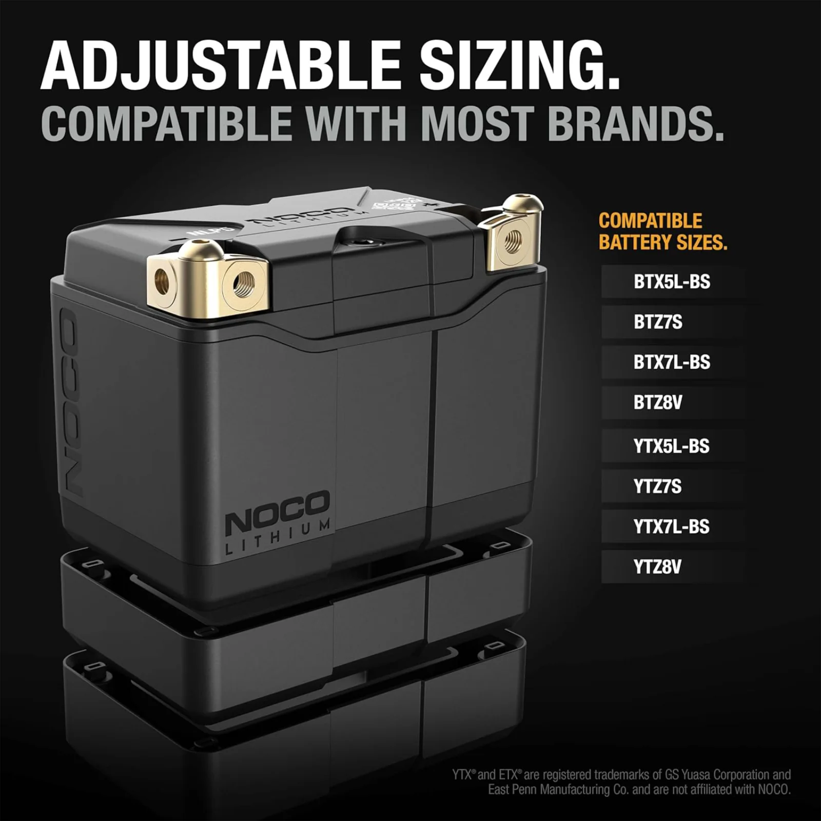 NOCO Lithium NLP5 12V 250A Group 5 Powersport Motorcycle Motorbike Battery - Image 2