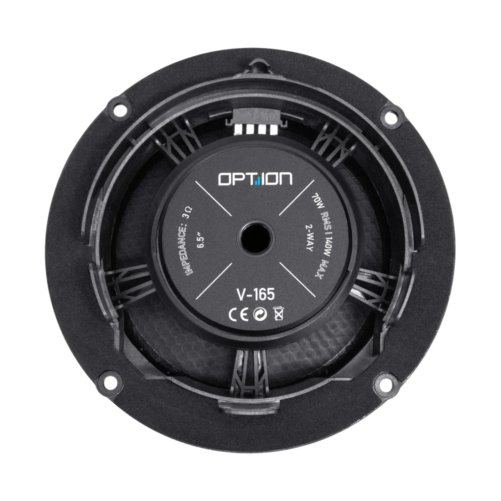 Option Audio V-165 Plug & Play Component Speakers for Volkswagen Skoda Seat - Image 3