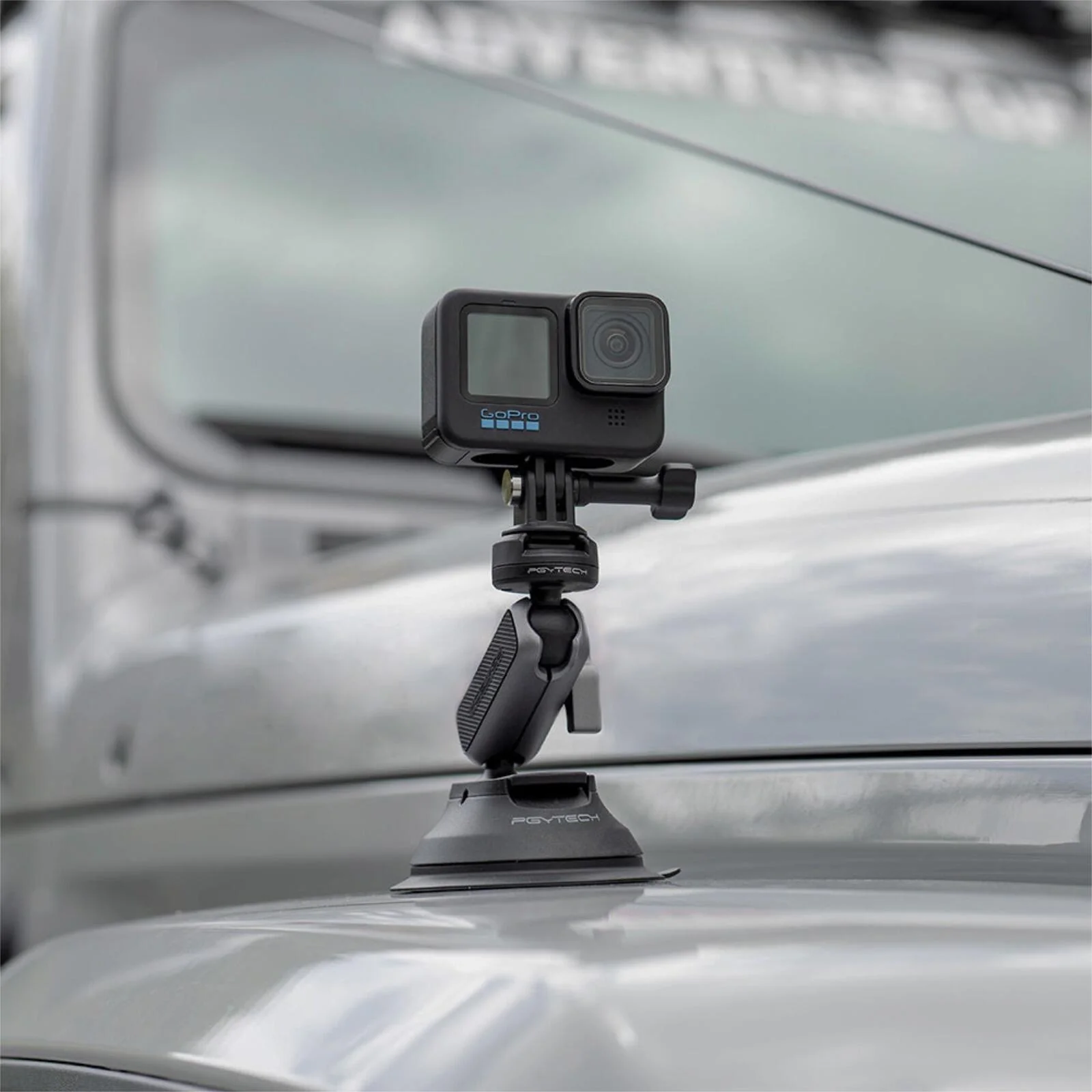 PGYTECH Action Camera CapLock Suction Cup Mount for GoPro Insta 360, DJI Cameras - Image 3