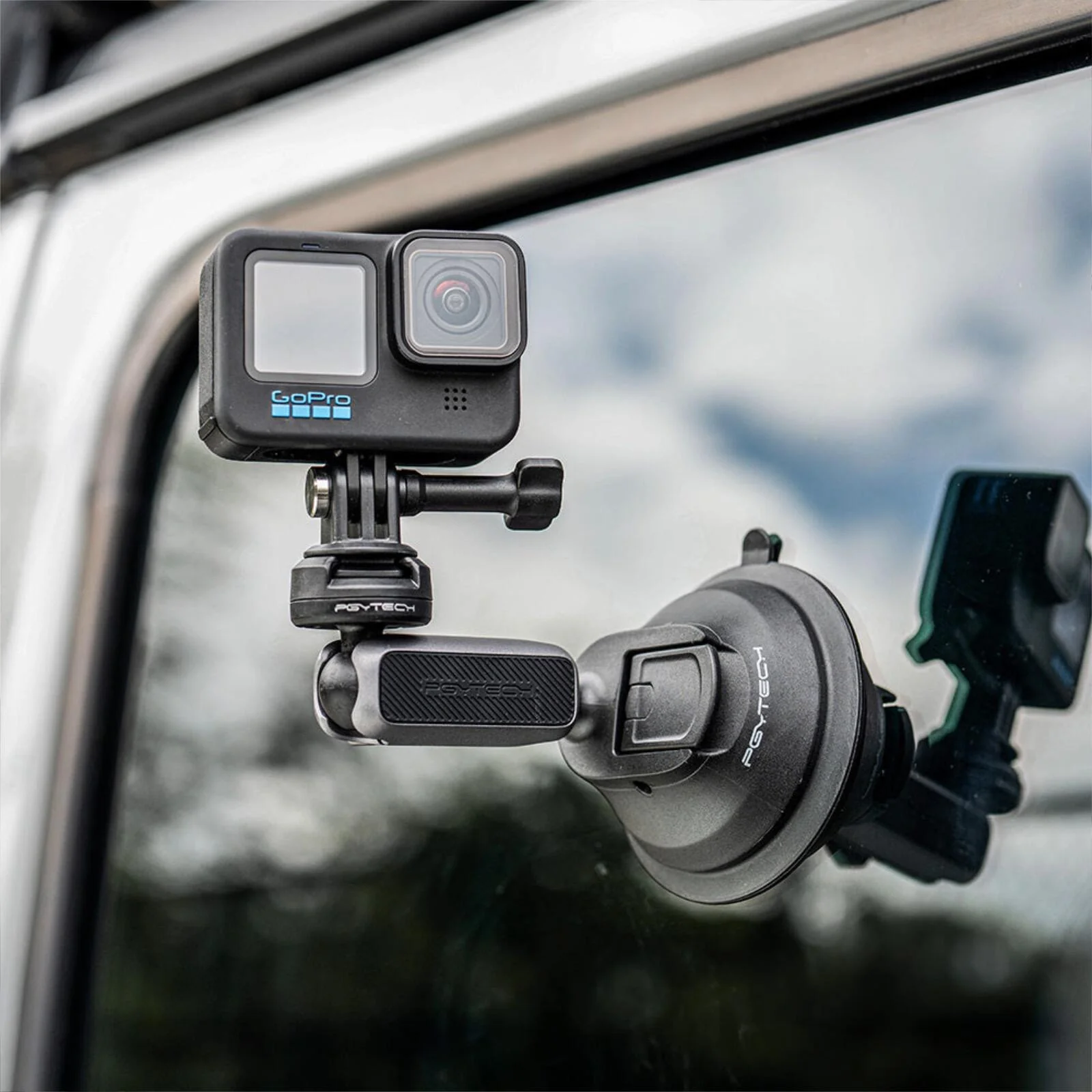 PGYTECH Action Camera CapLock Suction Cup Mount for GoPro Insta 360, DJI Cameras - Image 4