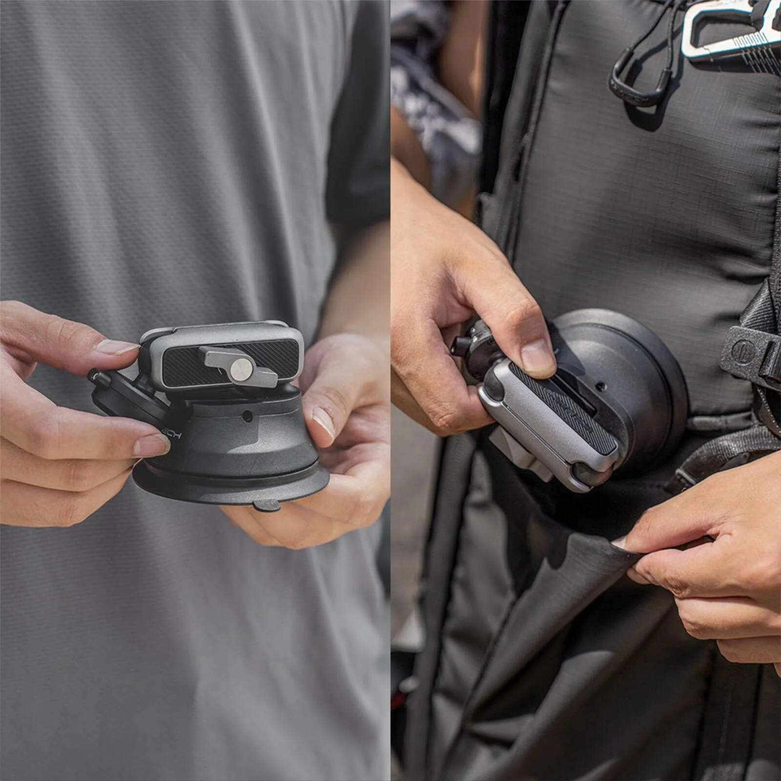 PGYTECH Action Camera CapLock Suction Cup Mount for GoPro Insta 360, DJI Cameras - Image 6