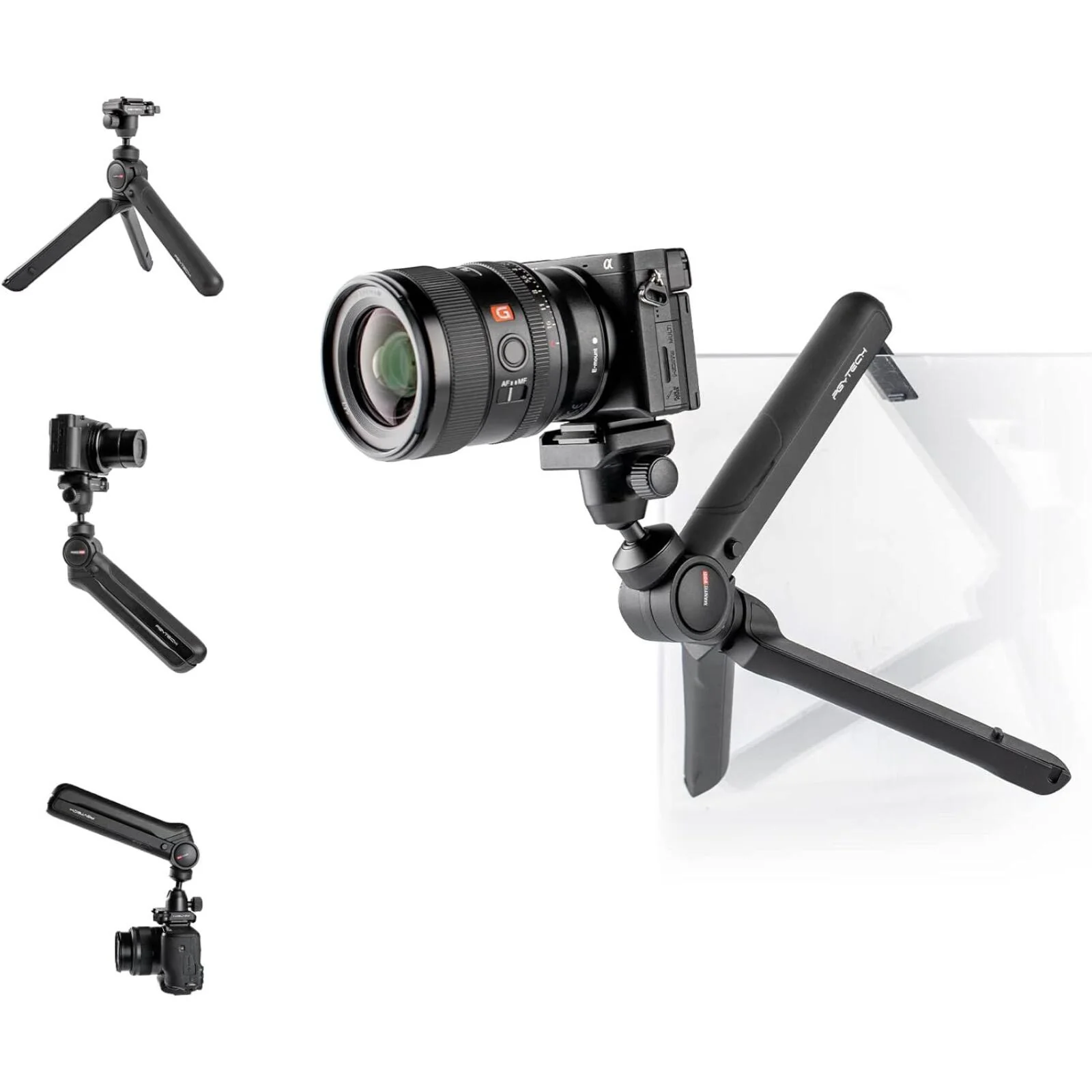 PGYTECH MantisPod 2.0 Mirrorless Camera Travel Vlogging Tripod with Ball Head - Image 3