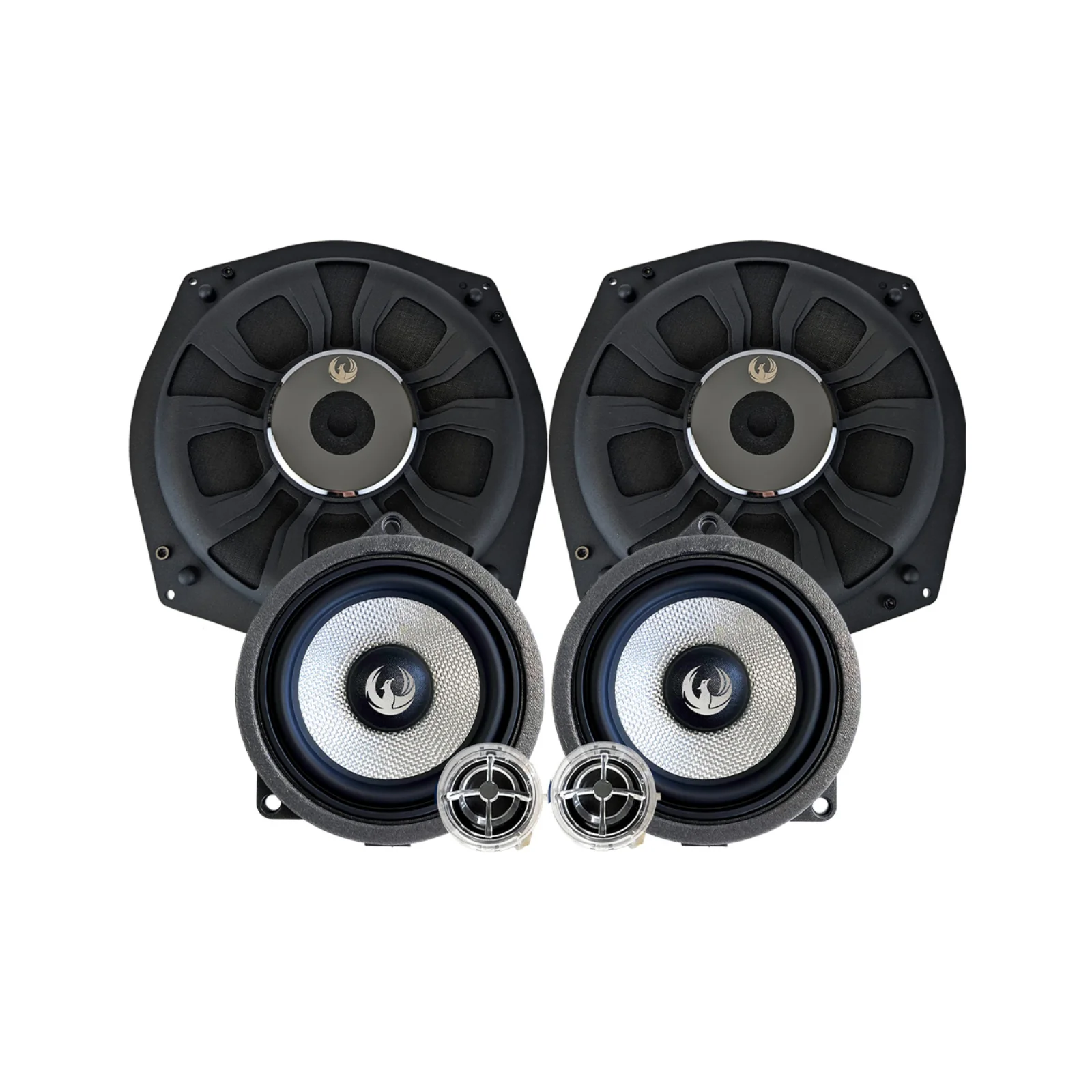 Phoenix Gold ZDSKB1S 3 Way Plug and Play Speaker Kit for Select BMW Cars