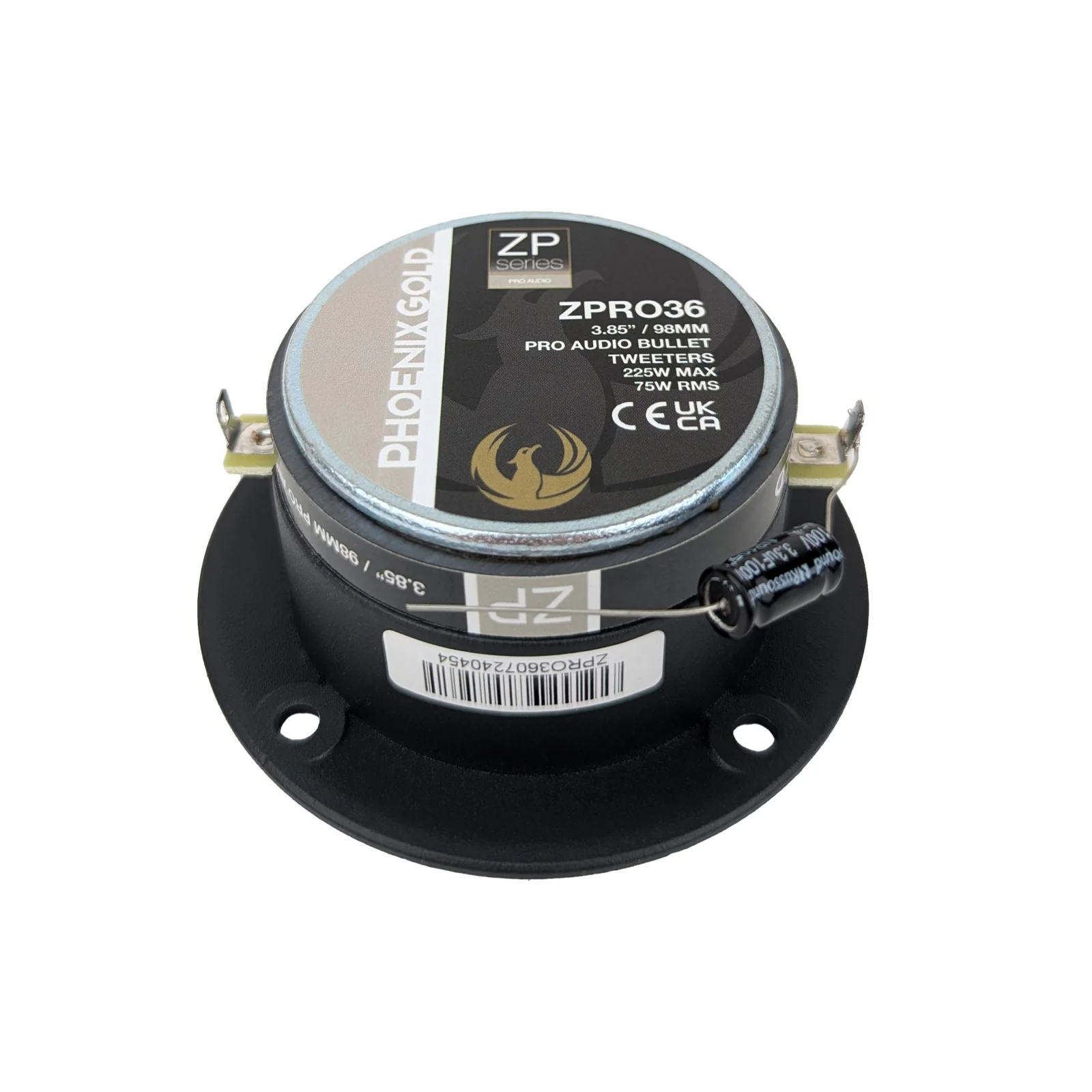 Phoenix Gold ZP Series ZPRO36 3.8 Inch Pro Audio Tweeter 75w RMS Pair - Image 2